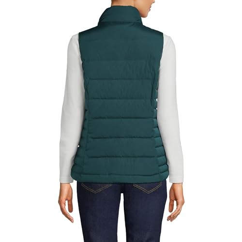 Lands' End Women's Puffer Vest Lightweight Padded Outerwear Best Deals