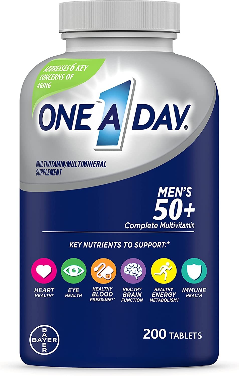 One A Day Men’s 50+ Healthy Advantage Multivitamin, Multivitamin for
