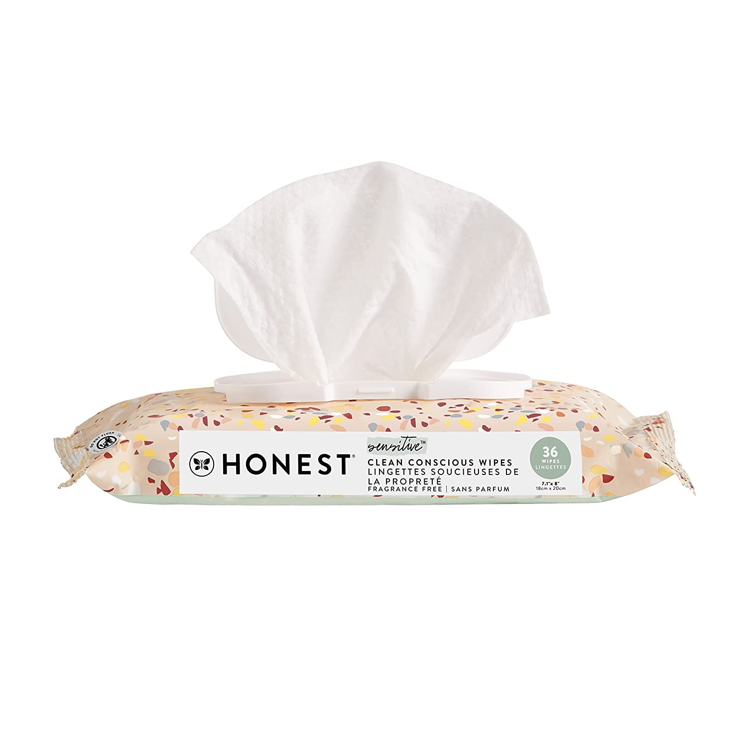 The Honest Company Clean Conscious Wipes 99 Water, Compostable