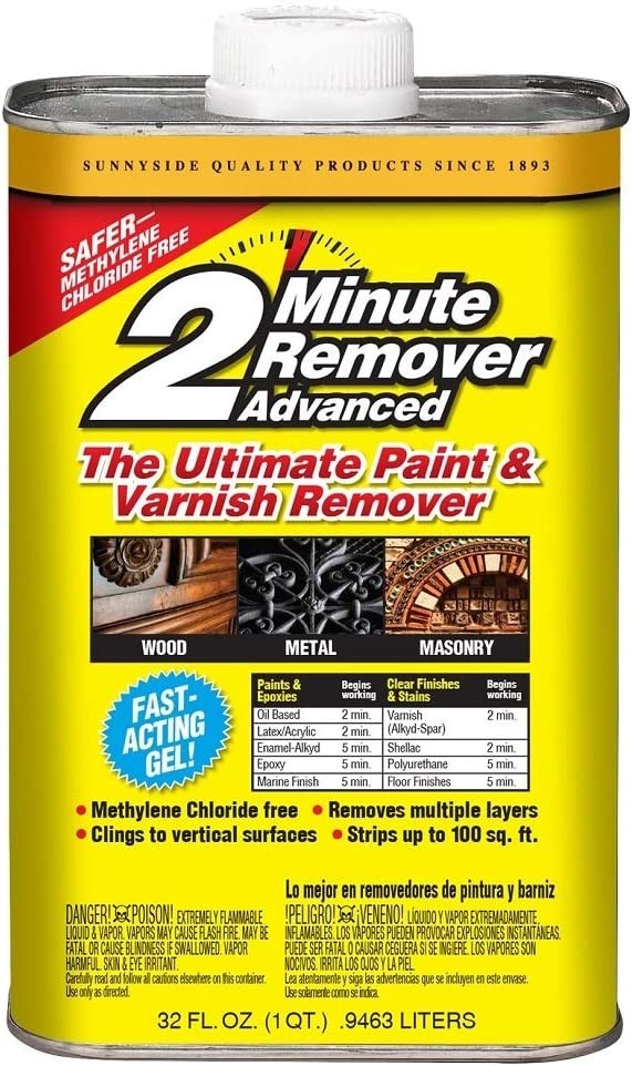 Sunnyside Corporation 63432 Paint & Varnish, Quart, 2 Minute Remover