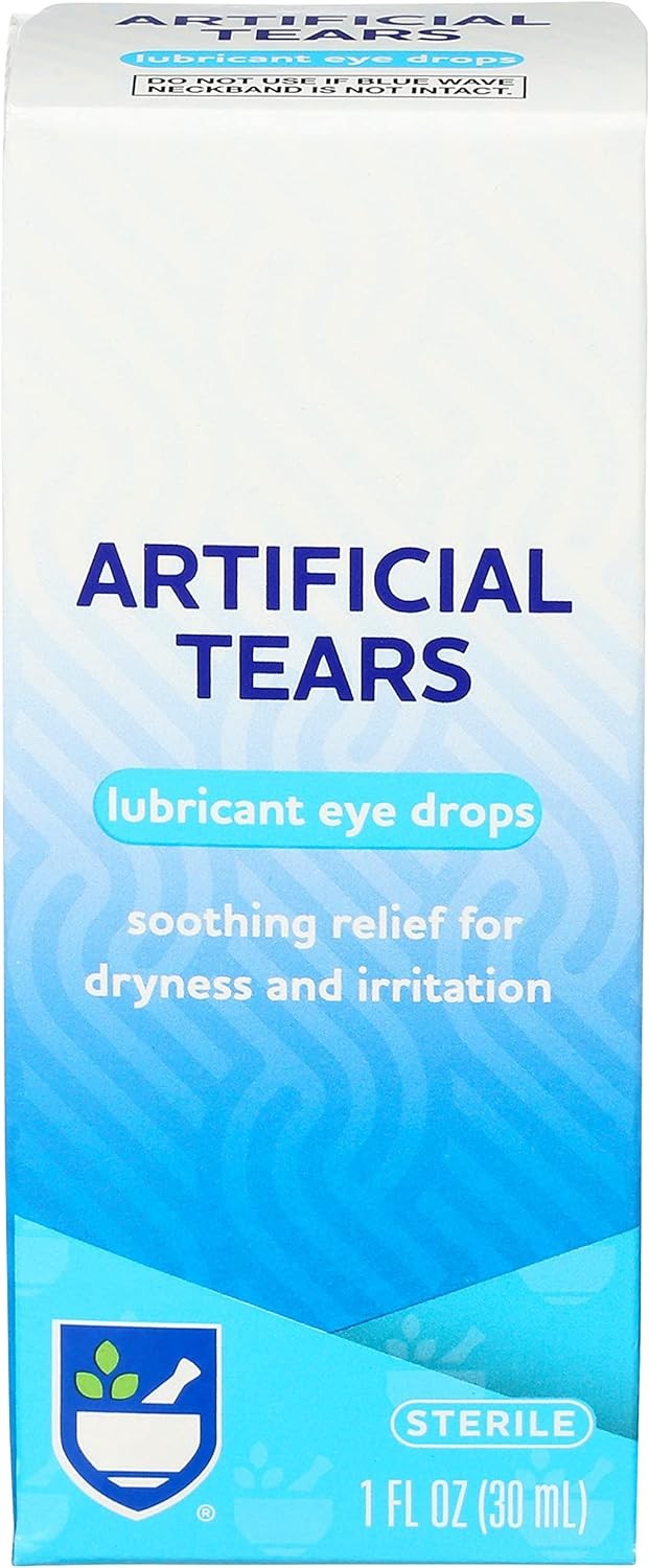 Rite Aid Artificial Tears, Polyethylene Glycol Lubricant Eye Drops - 1 ...