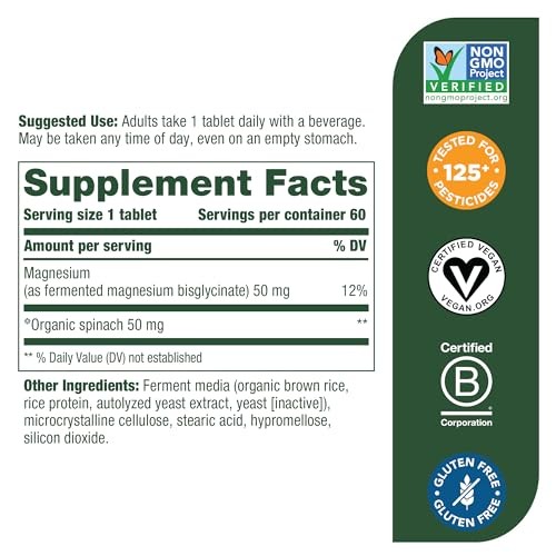 MegaFood Magnesium - Supports heart & nervous system - Magnesium ...