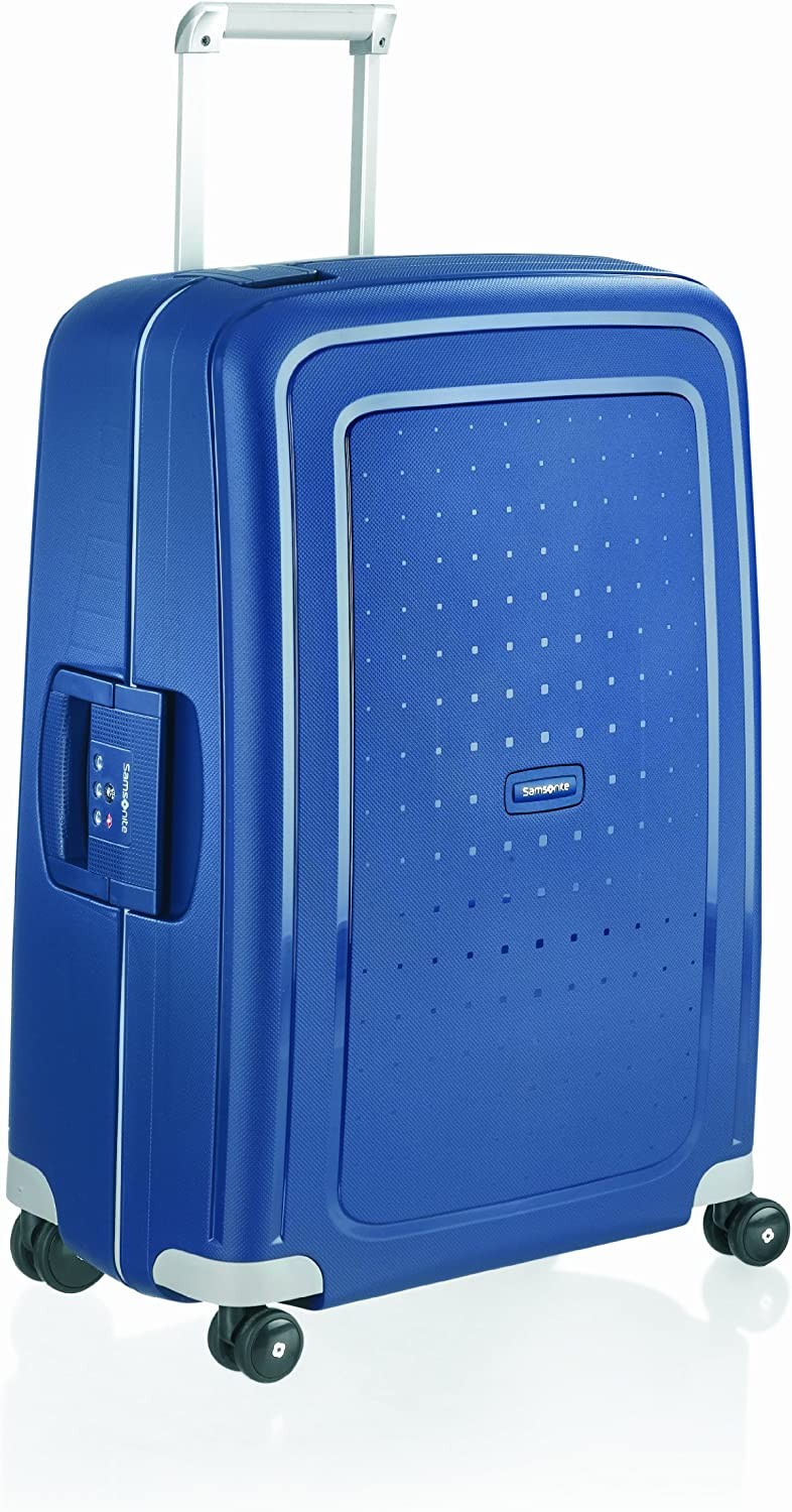 Samsonite S'Cure Hardside Luggage with Spinner Wheels, Dark Blue
