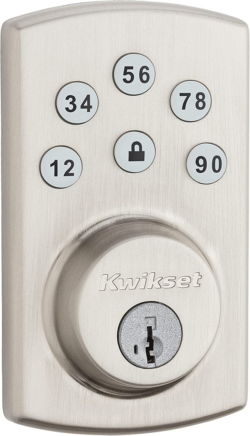 Kwikset Powerbolt 907 Keyless Entry Deadbolt Electronic Door Lock, 6