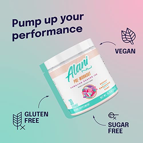 Alani Nu Pre Workout Supplement Powder for Energy, Endurance & Pump, Sugar Free, 200mg Caffeine