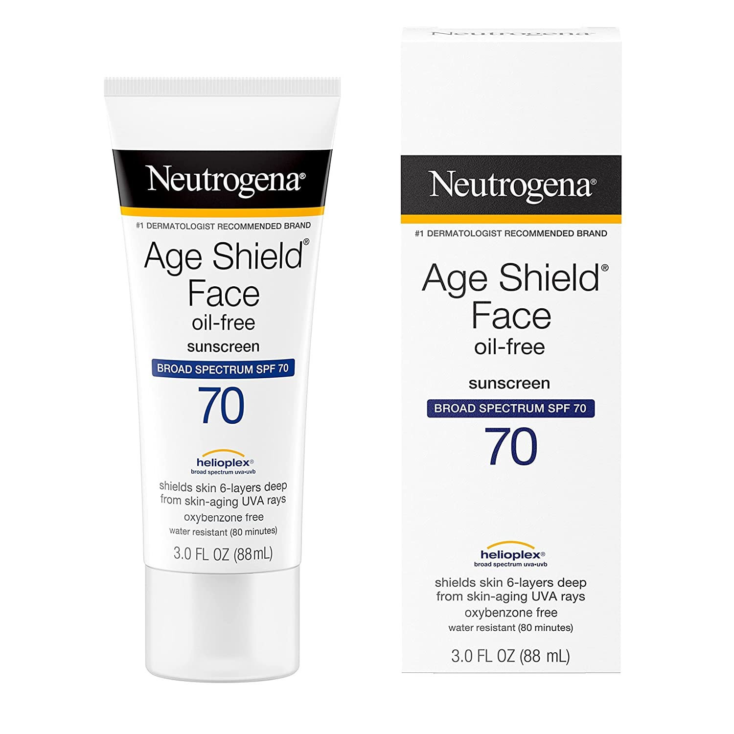 Neutrogena Ultra Sheer Dry-Touch Sunscreen Lotion, SPF 70 Face Sunblock, 3  fl oz 