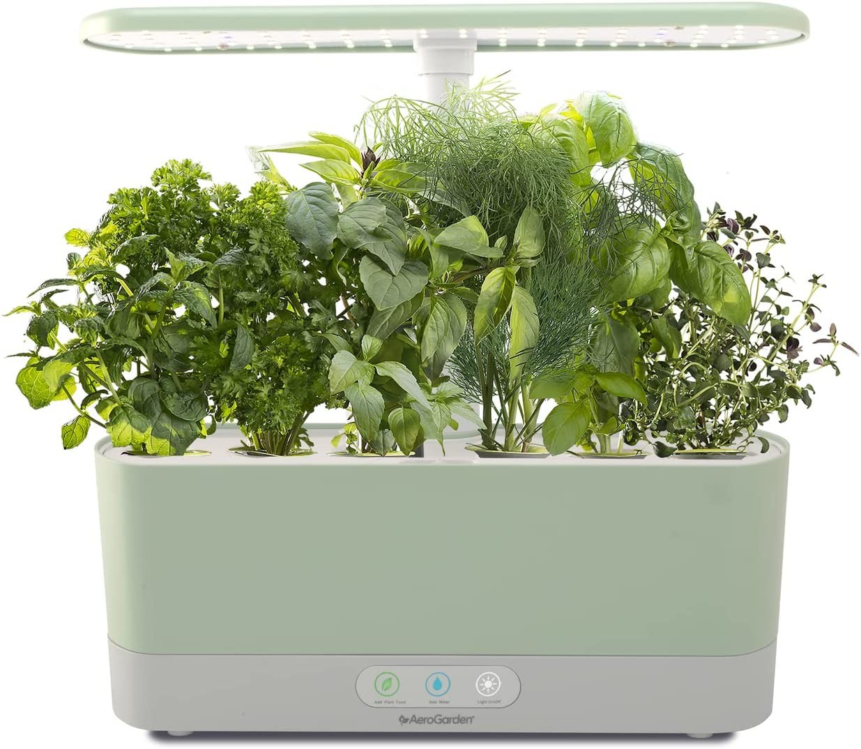 AeroGarden Harvest Slim Indoor Garden Hydroponic System with LED Grow ...