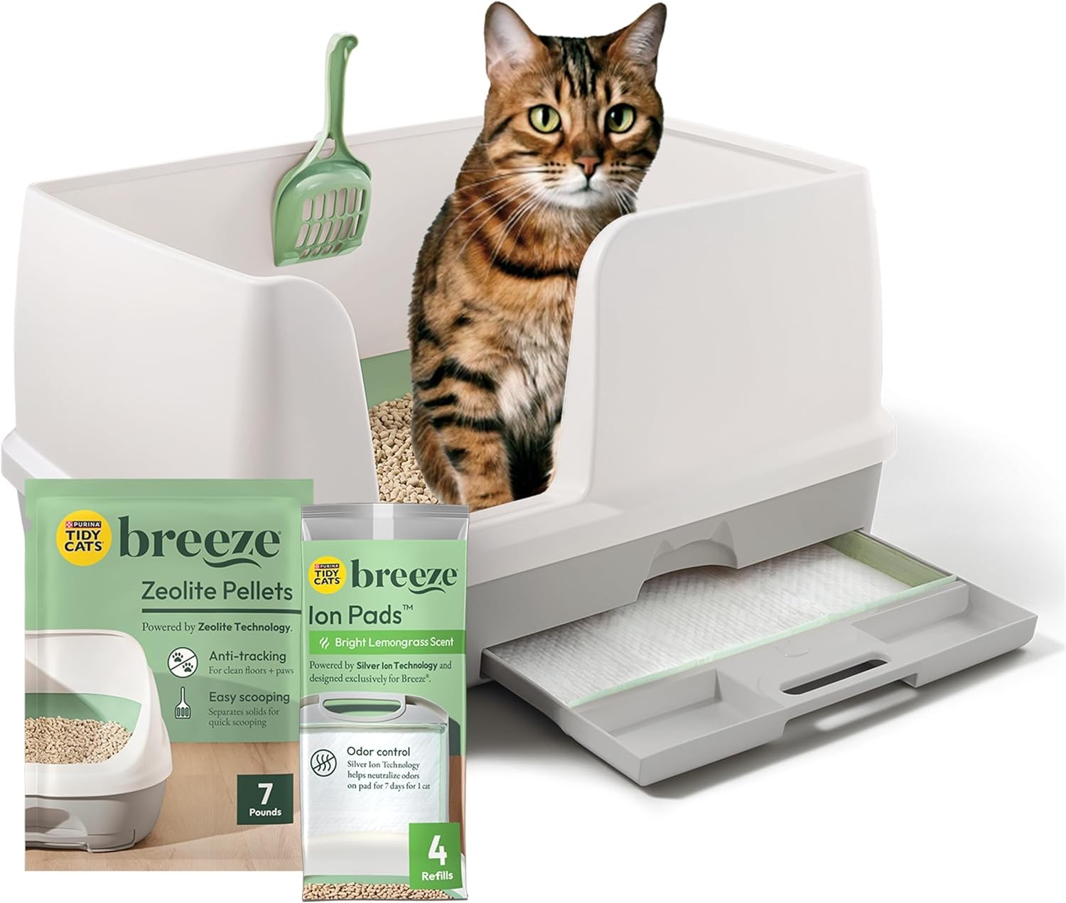 Visual Reference: Purina Tidy Cats Litter System Non Clumping Breeze Xl All