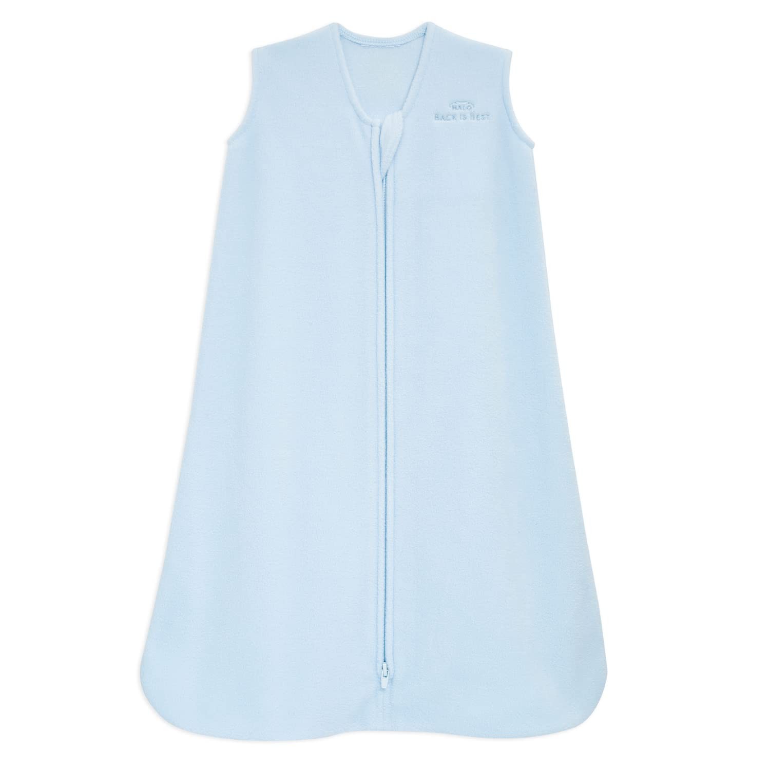 HALO Sleepsack MicroFleece Wearable Blanket, TOG 1.0, Baby Blue, X