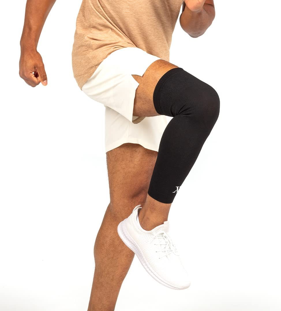 Pain Relieving Lower Leg Compression Sleeve for Men & Women Thigh Calf