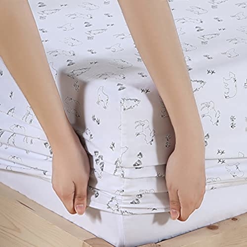 Eddie Bauer Twin XL Sheets, Cotton Percale Bedding Set, Crisp & Cool