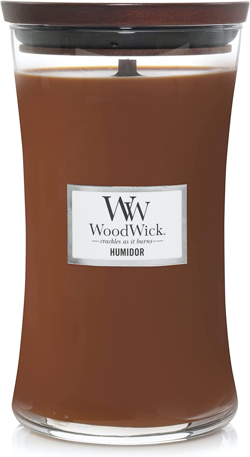 WoodWick Large Hourglass Candle, Humidor, 21.5 oz Best Deals and Price