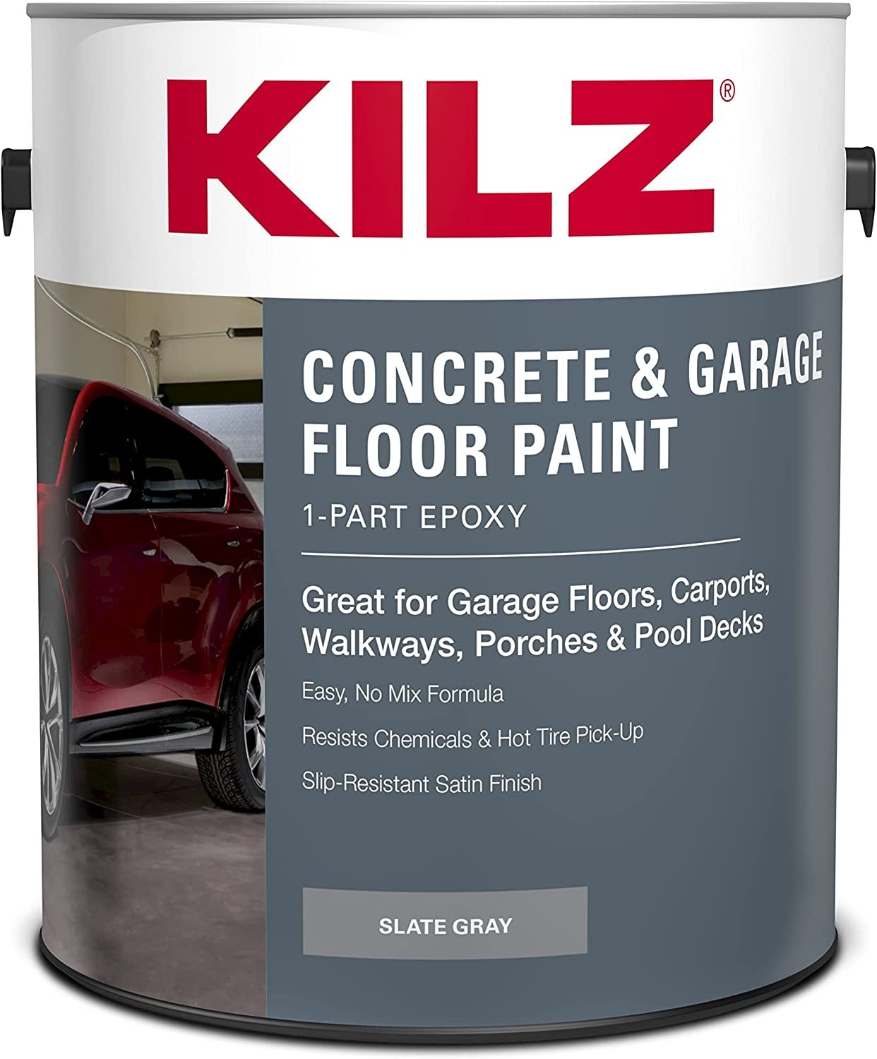 KILZ 1 Part Epoxy Acrylic Concrete And Garage Floor Paint Interior   1 Fc8e7dcdffc0f1c04e6a622bfdc305b5 