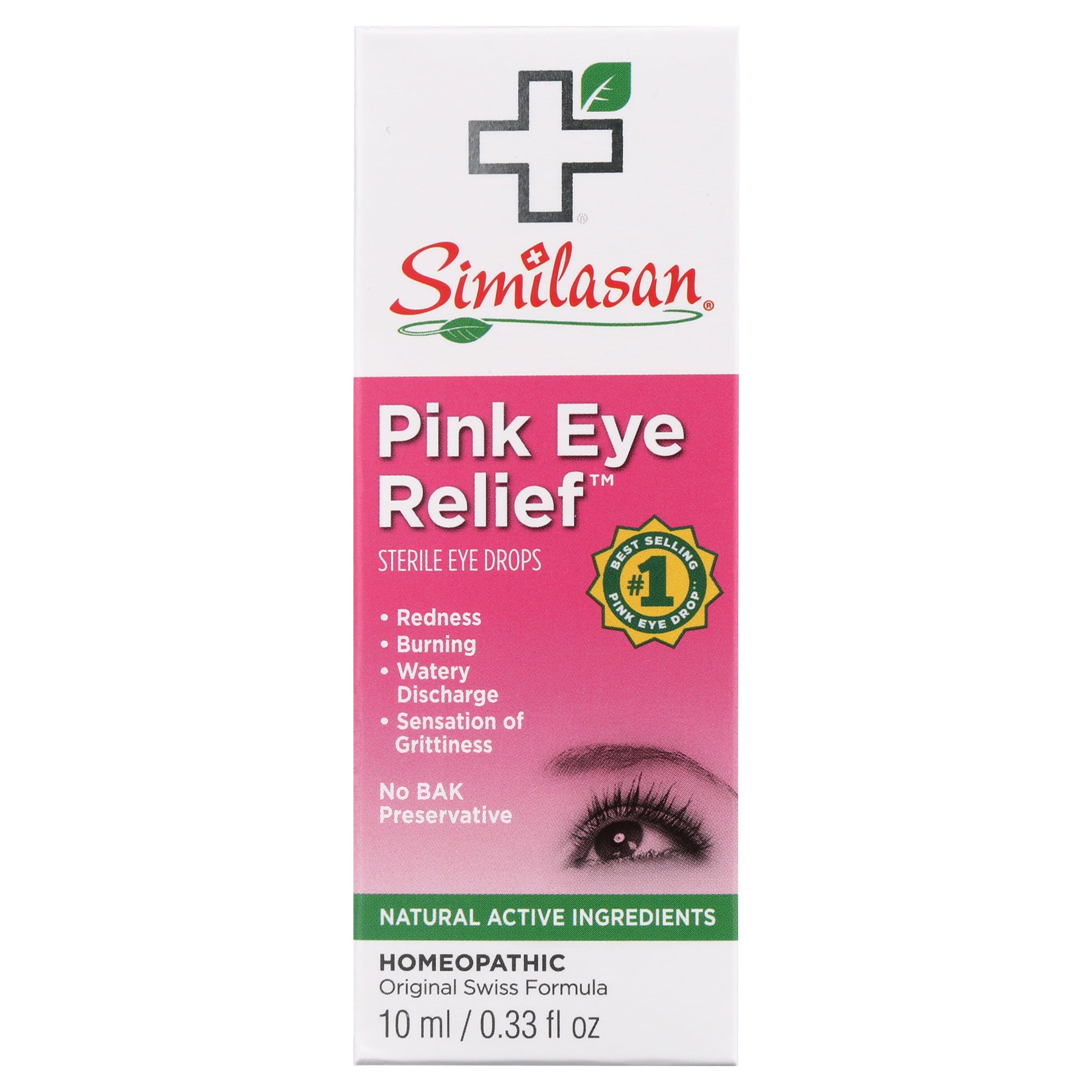 Similasan Pink Eye Relief Sterile Eye Drops, 0.33 oz Best Deals and