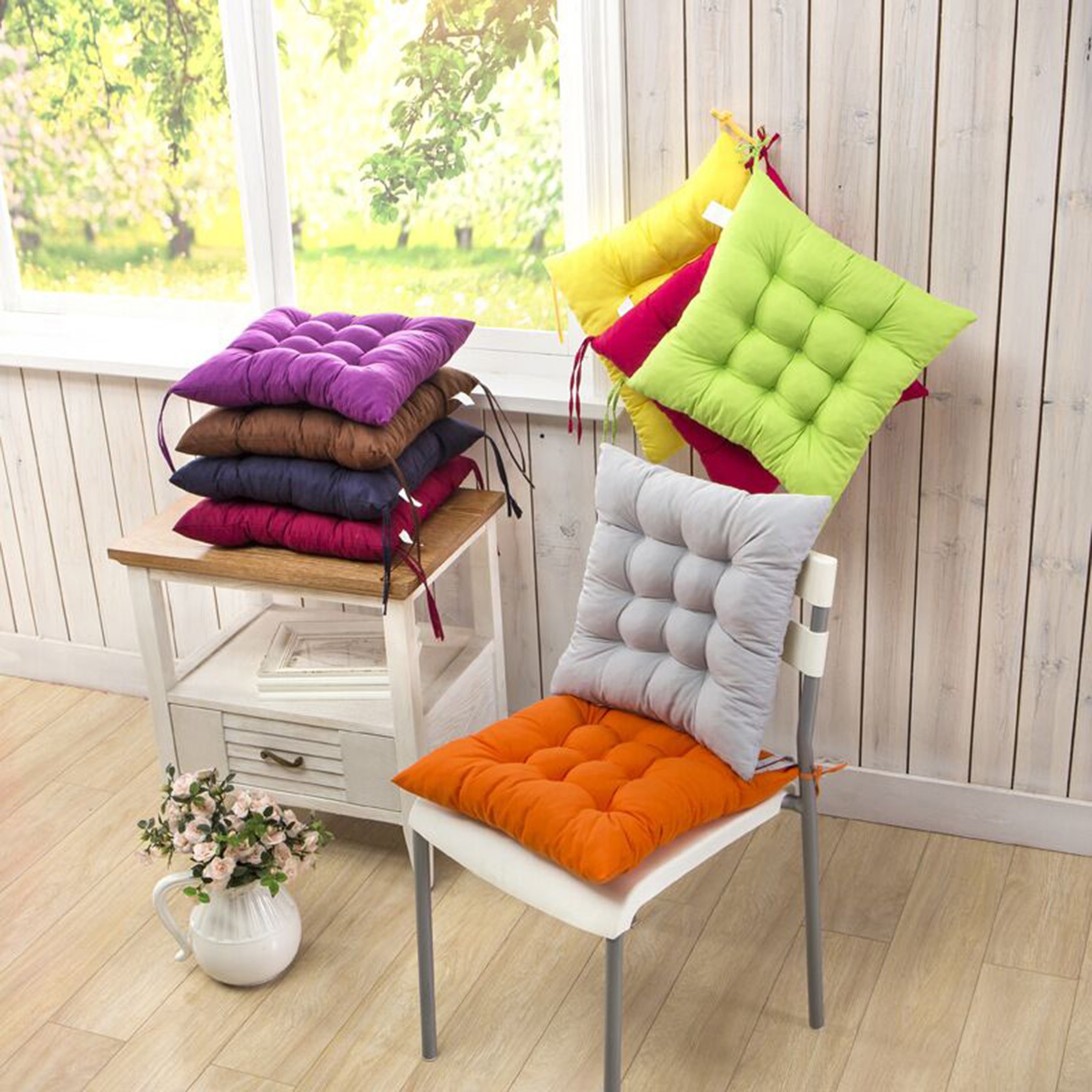Mejores ofertas e historial de precios de Kayannuo Back to School Clearance  Chair Cushion Round Cotton Upholstery Soft Padded Cushion Pad Office Home  Or Car en
