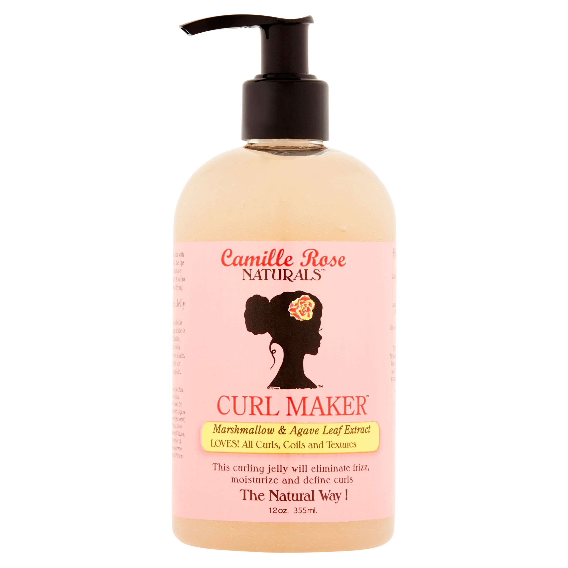 Camille Rose Naturals Curl Maker Marshmallow & Agave Leaf Extract, 12oz ...