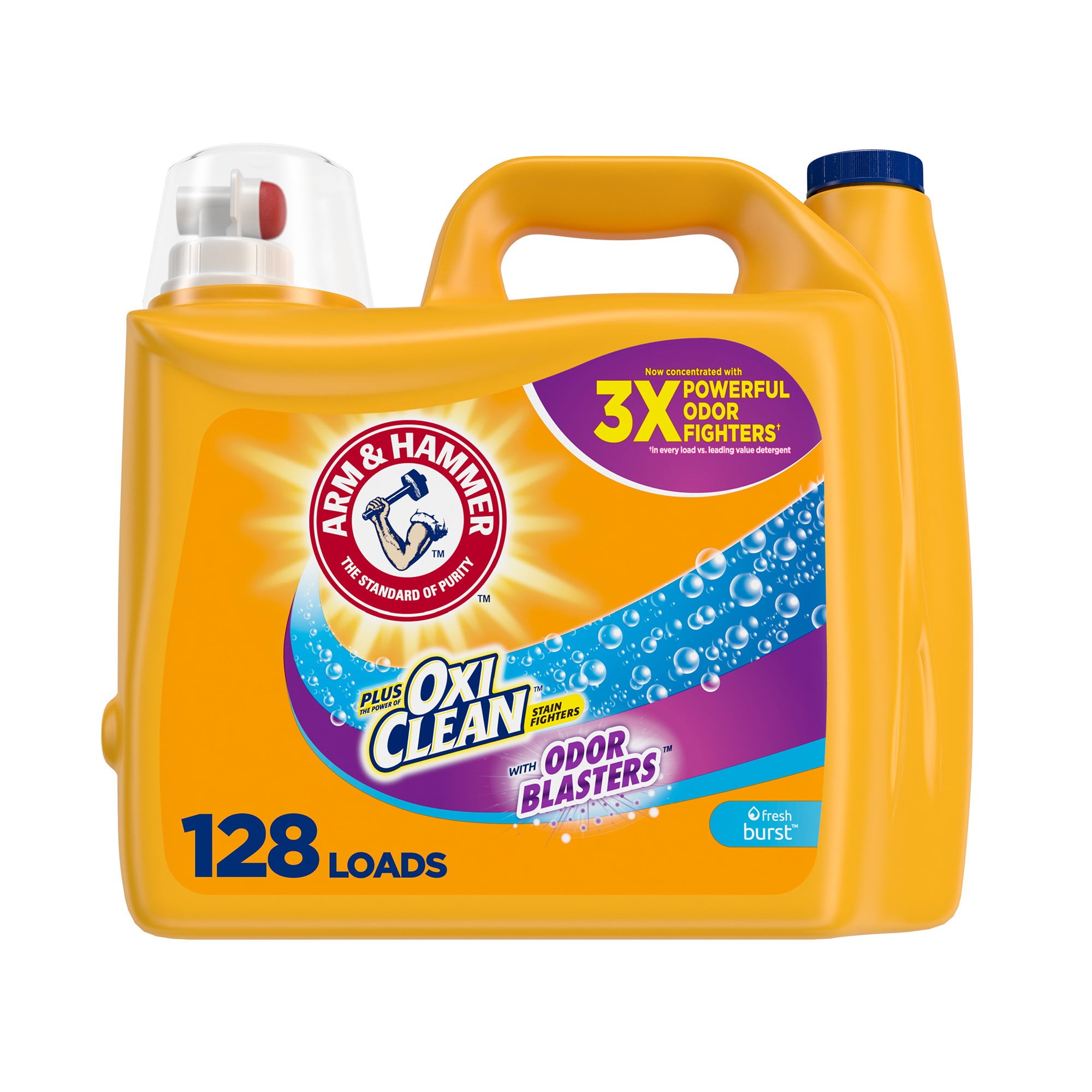 Xtra Plus OxiClean, 131 Loads Liquid Laundry Detergent, 203.1 fl oz