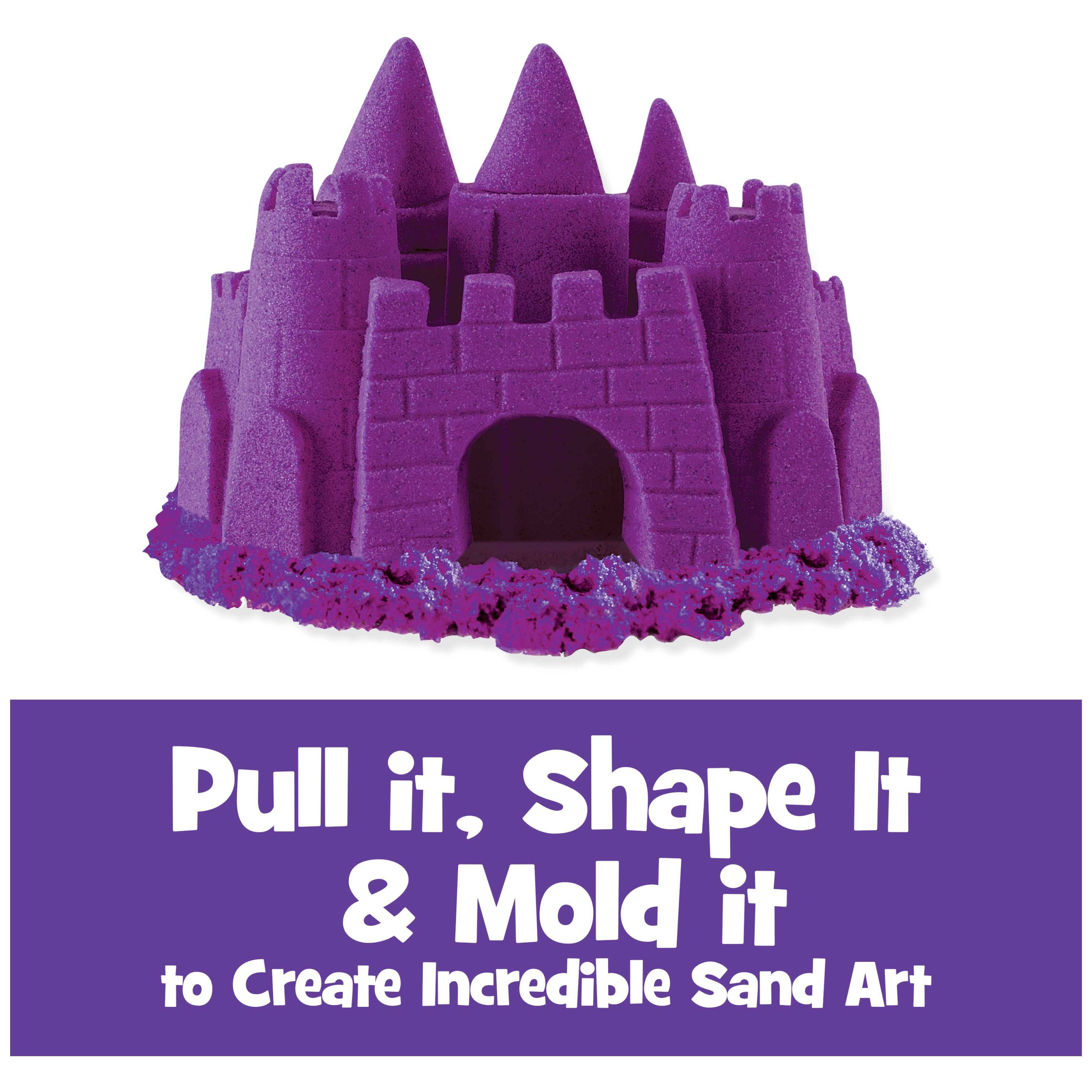 Kinetic Sand, The Original Moldable Sensory Play Sand, Blue, 2 lb.  Resealable Bag, Ages 3+