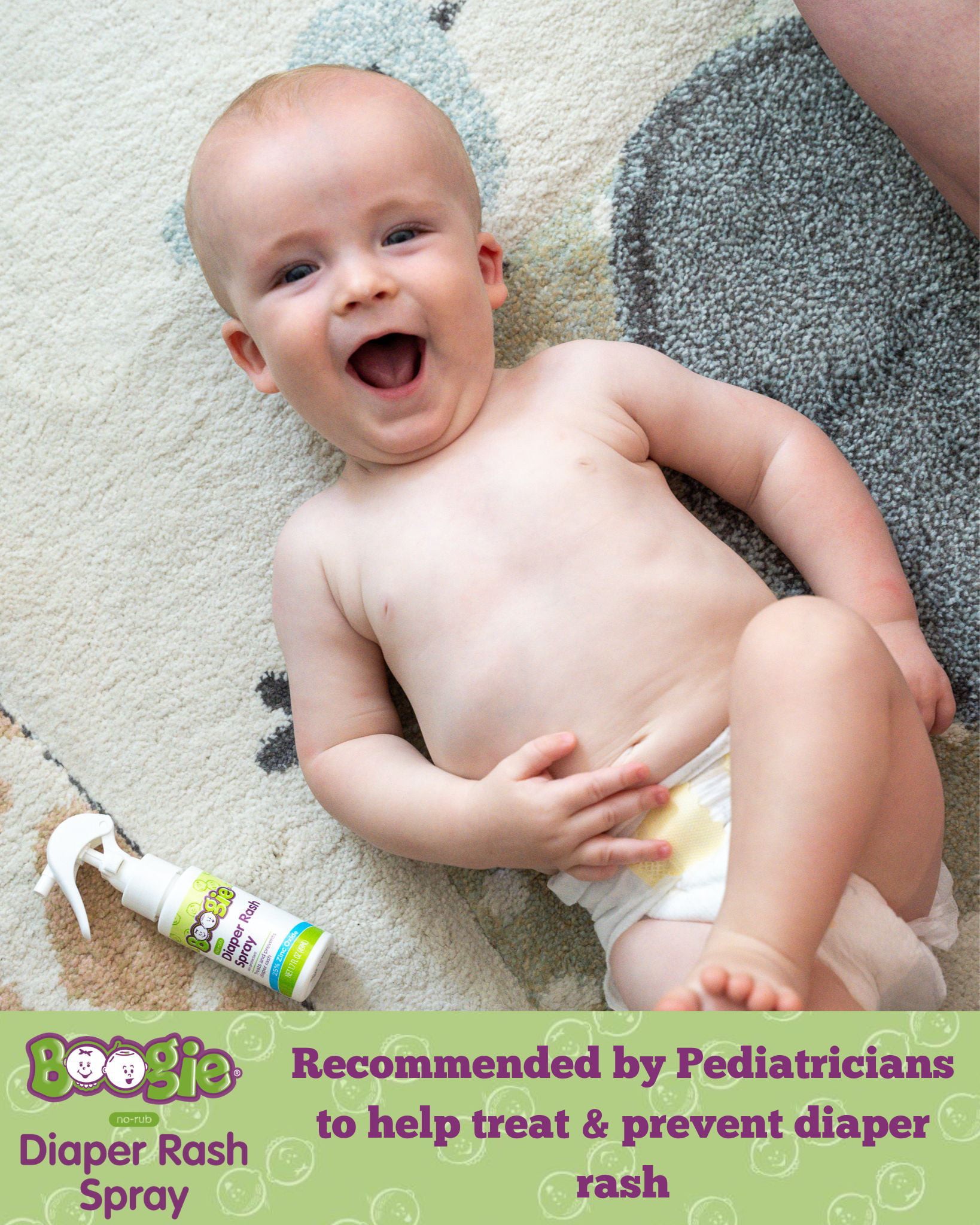 Boogie NoRub Liquid Diaper Rash Spray with Zinc Oxide, 1.7 fl oz Best