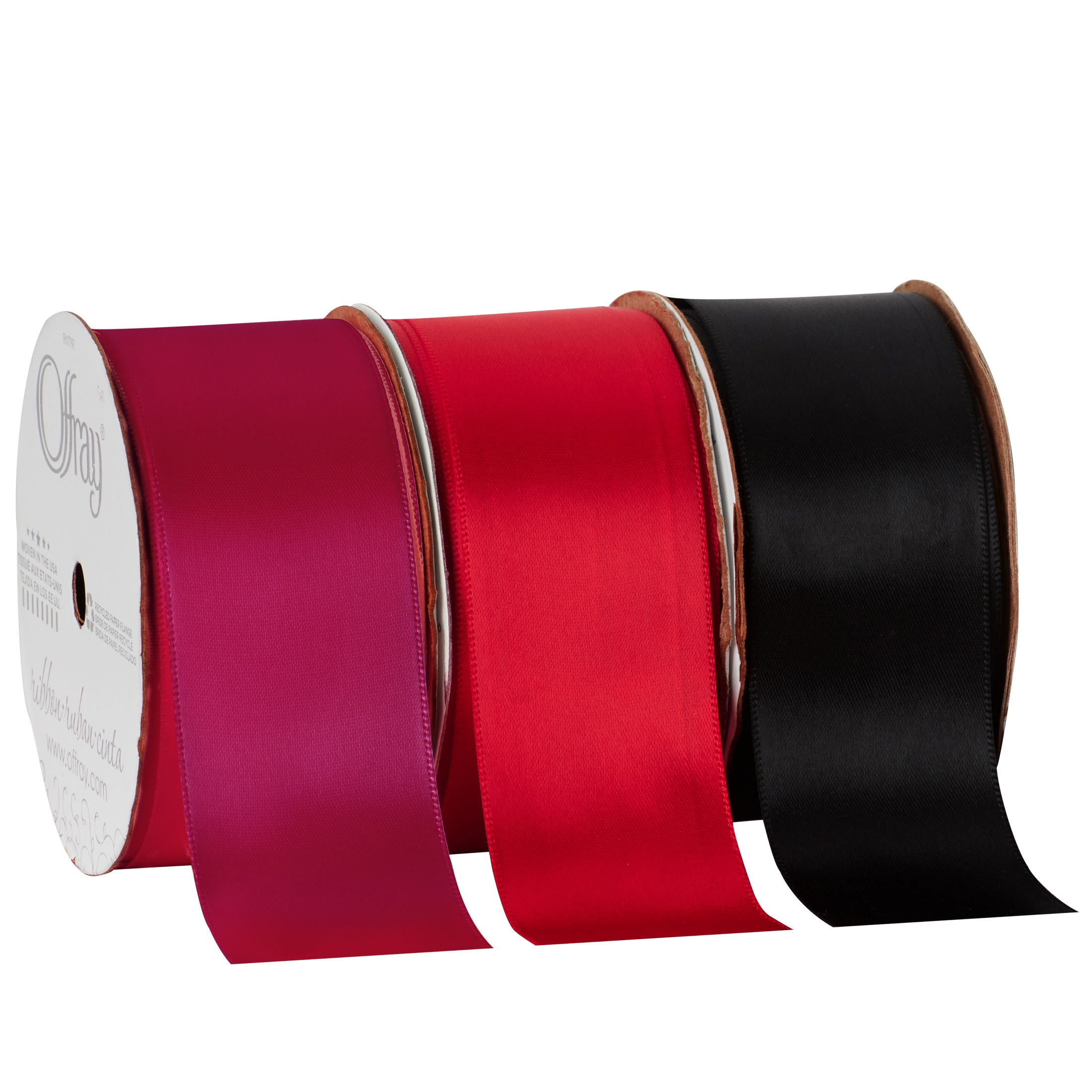 3/8 Satin Double-Faced Ribbon by 360° in Red by Celebrate It