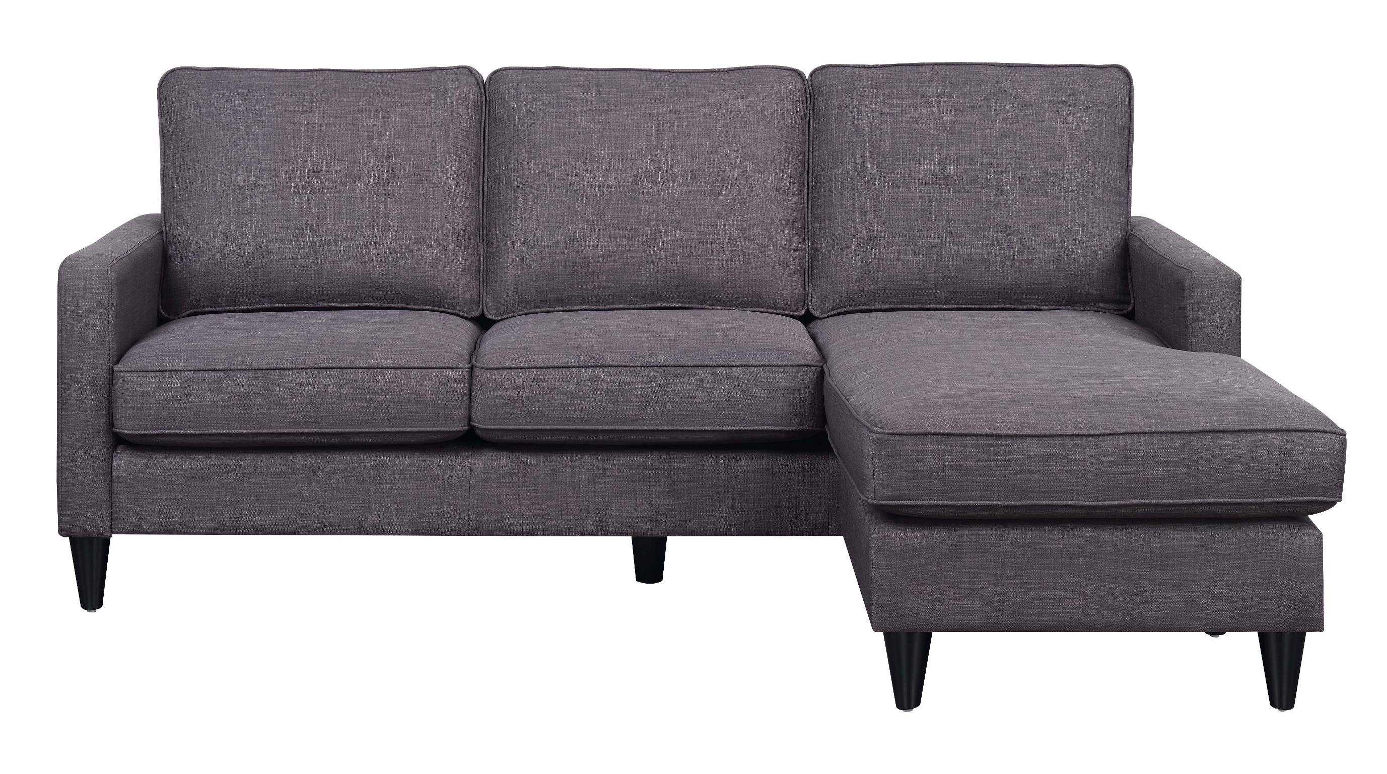 Picket House Furnishings Nori Reversible Chaise Sectional in Grey