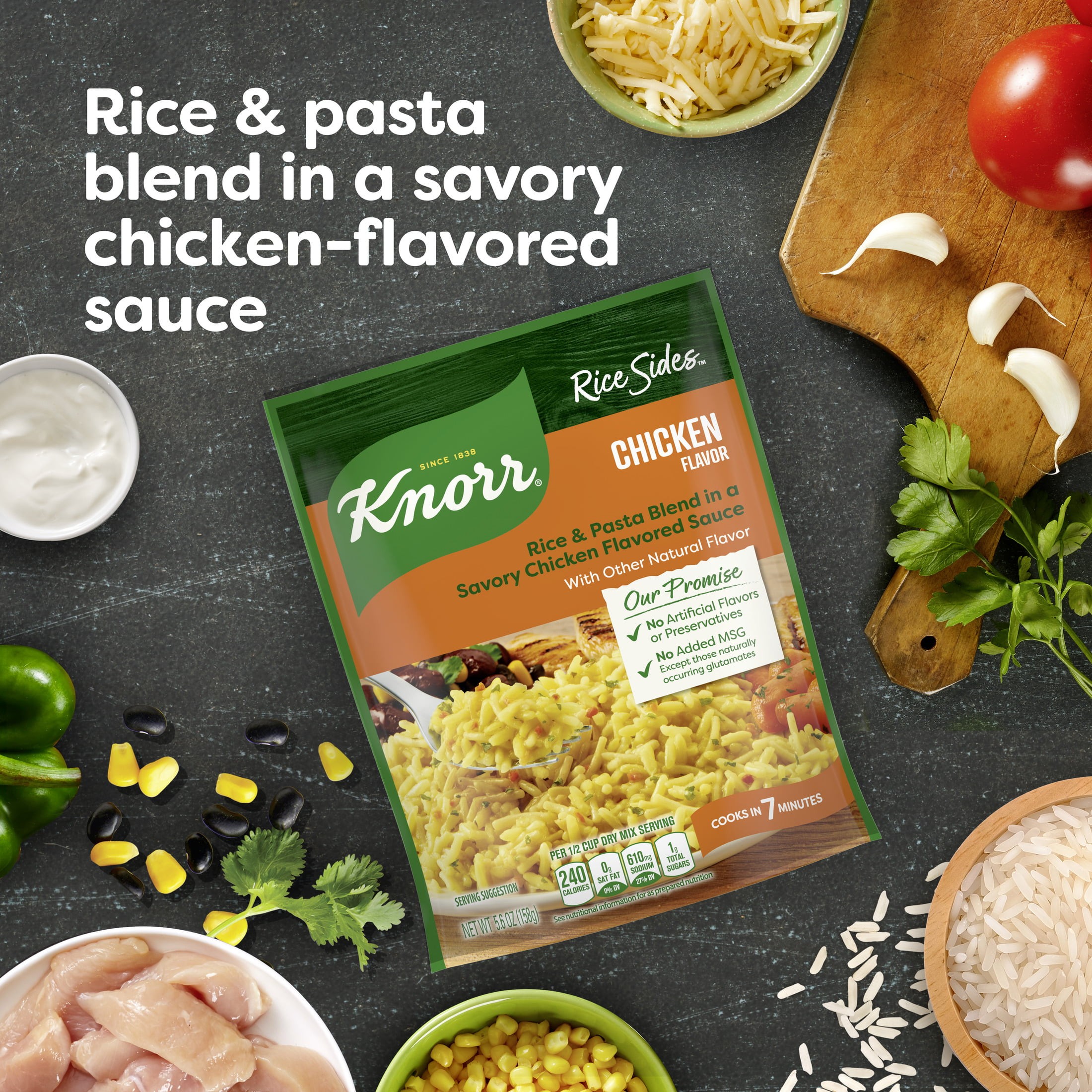 Knorr Rice Sides Chicken Rice Blend Rice Mix - 5.6oz : Target