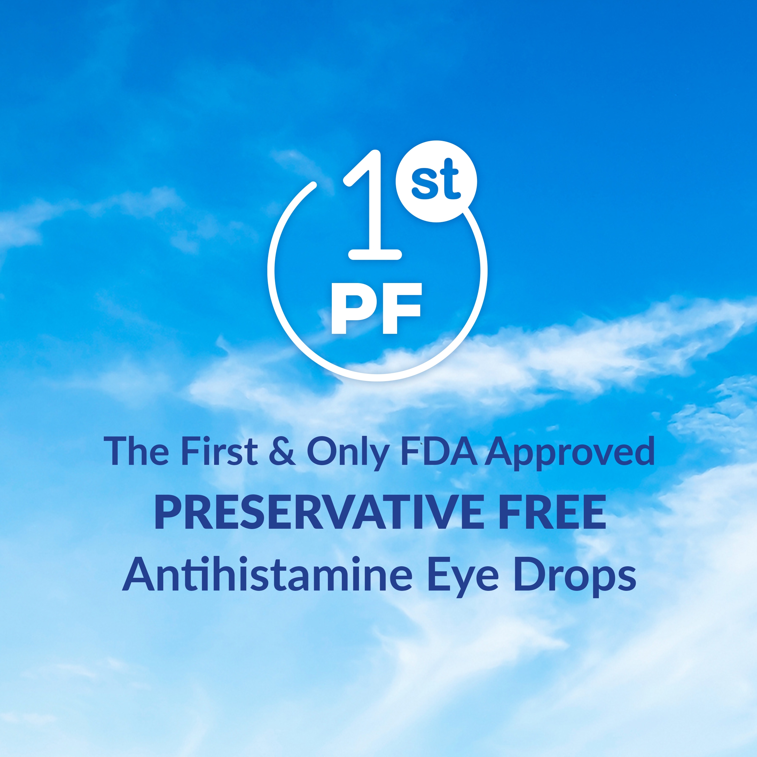 Alaway Eye Drops, Preservative Free Antihistamine Eye Drops for up to