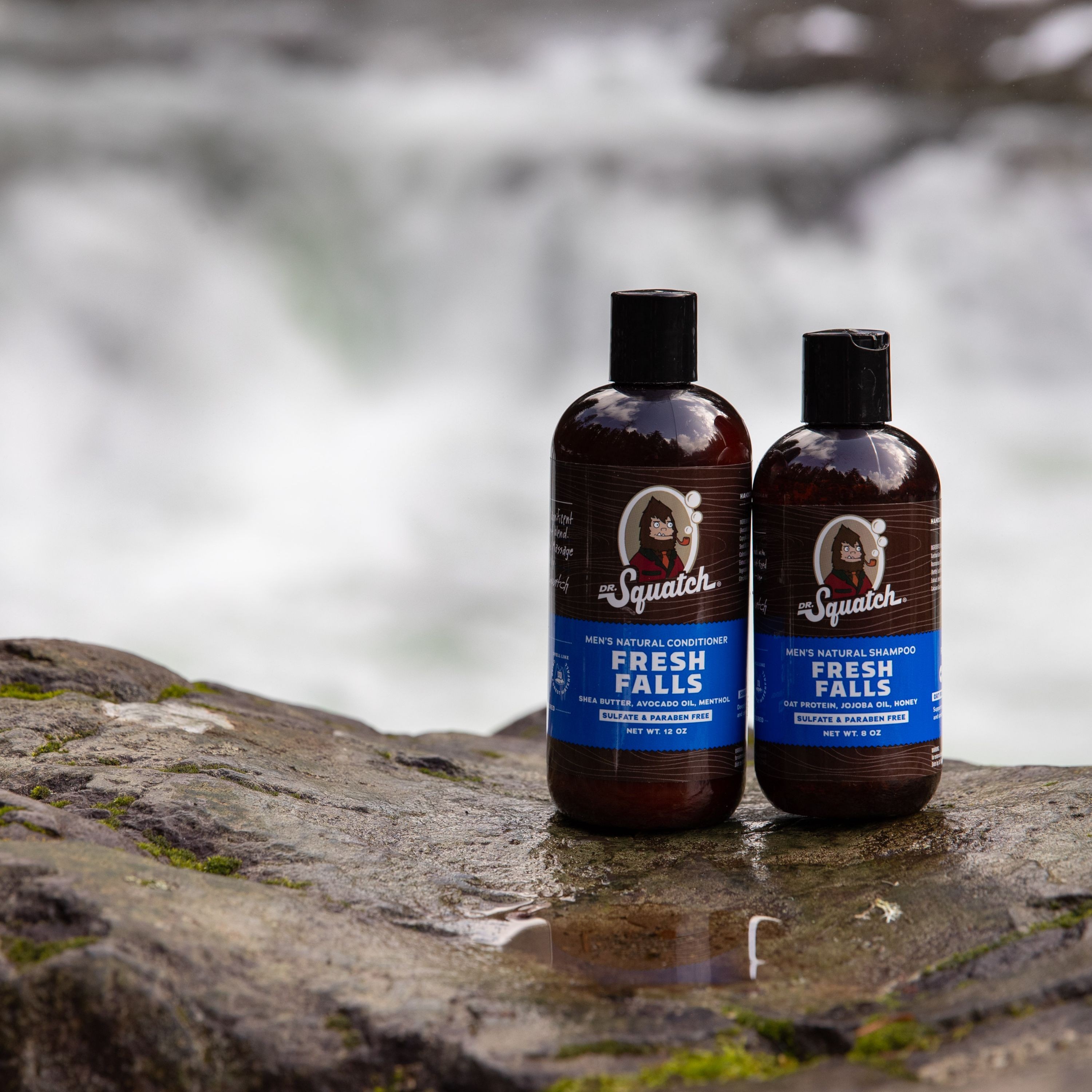 Dr. Squatch Expanded Pack - Men's Natural Shampoo and Conditioner and 5  Bars of Natural Men's Bar Soap - Pine Tar, Bay Rum, Coconut Castaway 