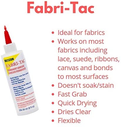 Beacon Adhesives Fabri-Tac Permanent Adhesive - 4 fl oz bottle