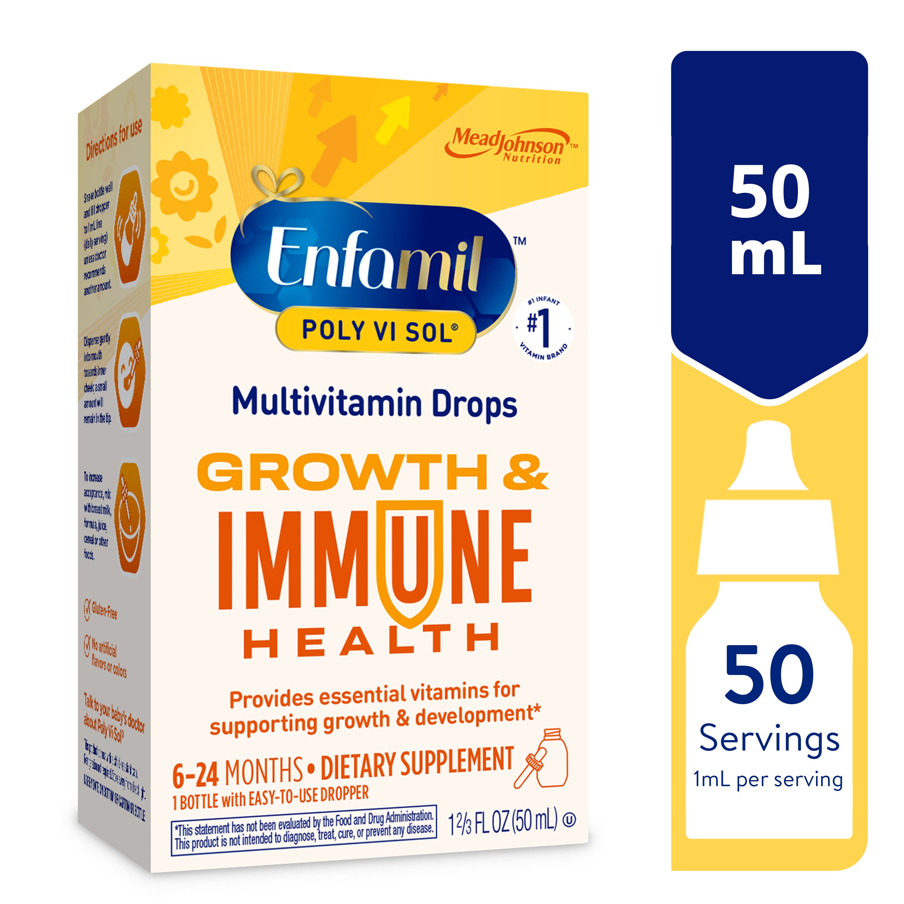Enfamil PolyViSol 8 MultiVitamins Supplement Drops for Infants