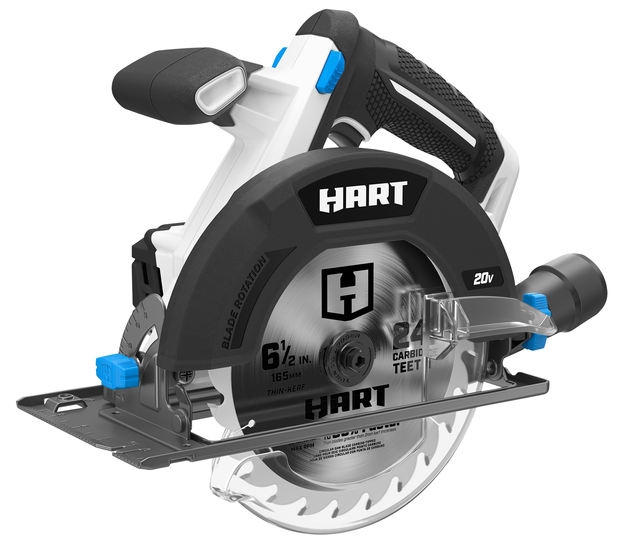 HART 20Volt Cordless 6Tool Combo Kit (1) 4.0Ah & (1) 1.5Ah Lithium