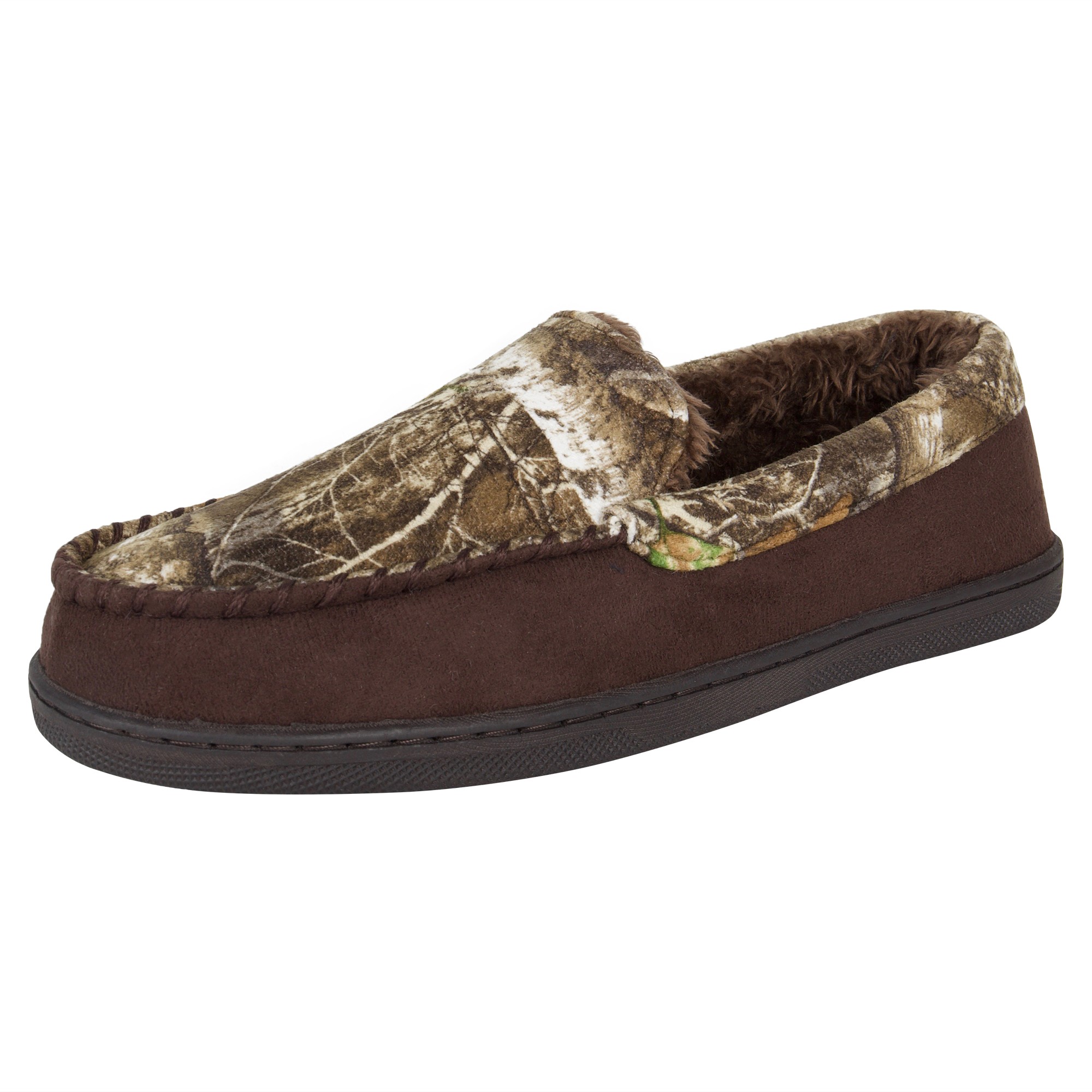 RealTree Men's Camo Indoor/Outdoor Clog & Moccasin House Slippers ...