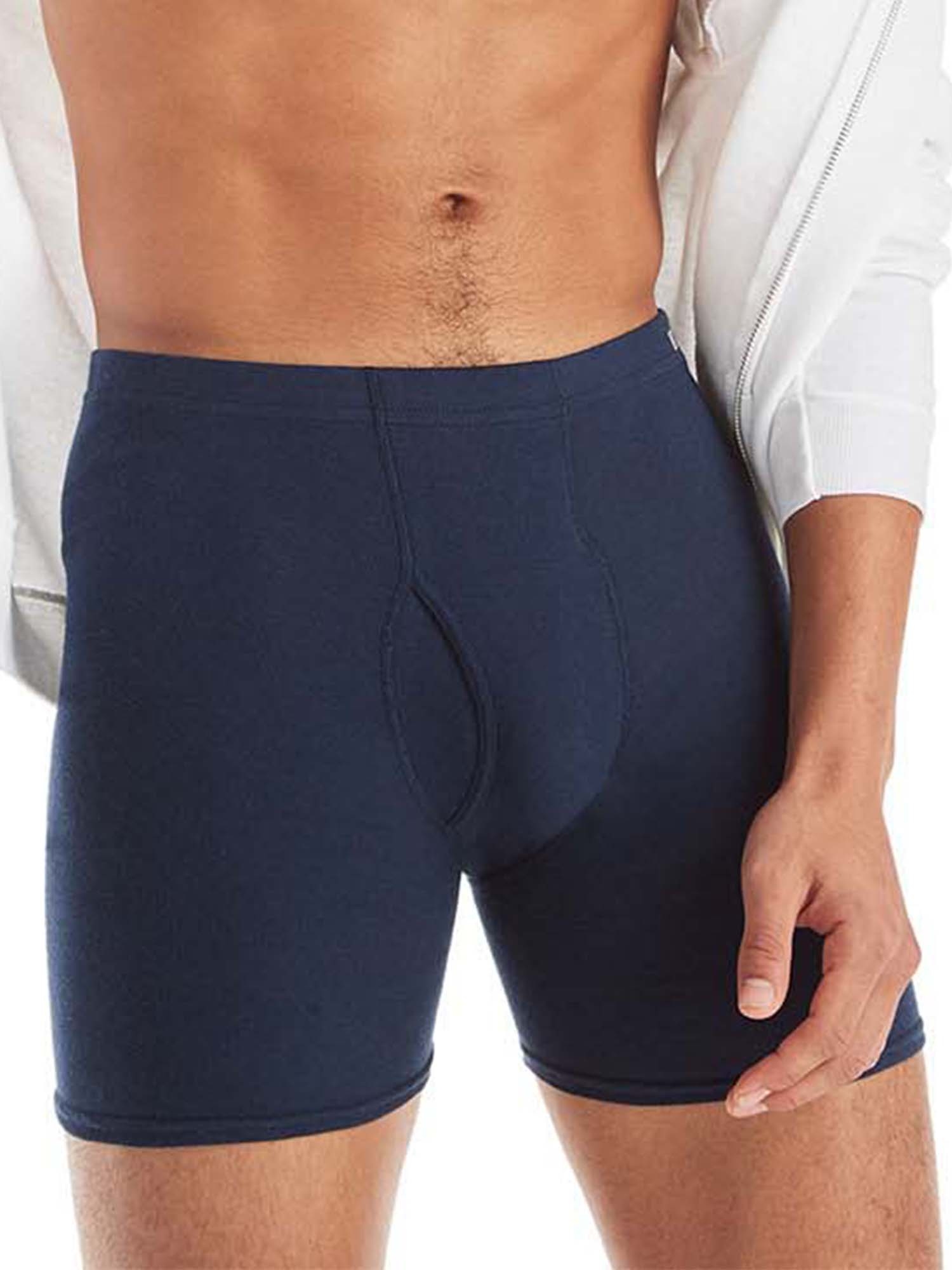 Hanes Men's Value Pack Covered Waistband Boxer Briefs, 6 Pack Best