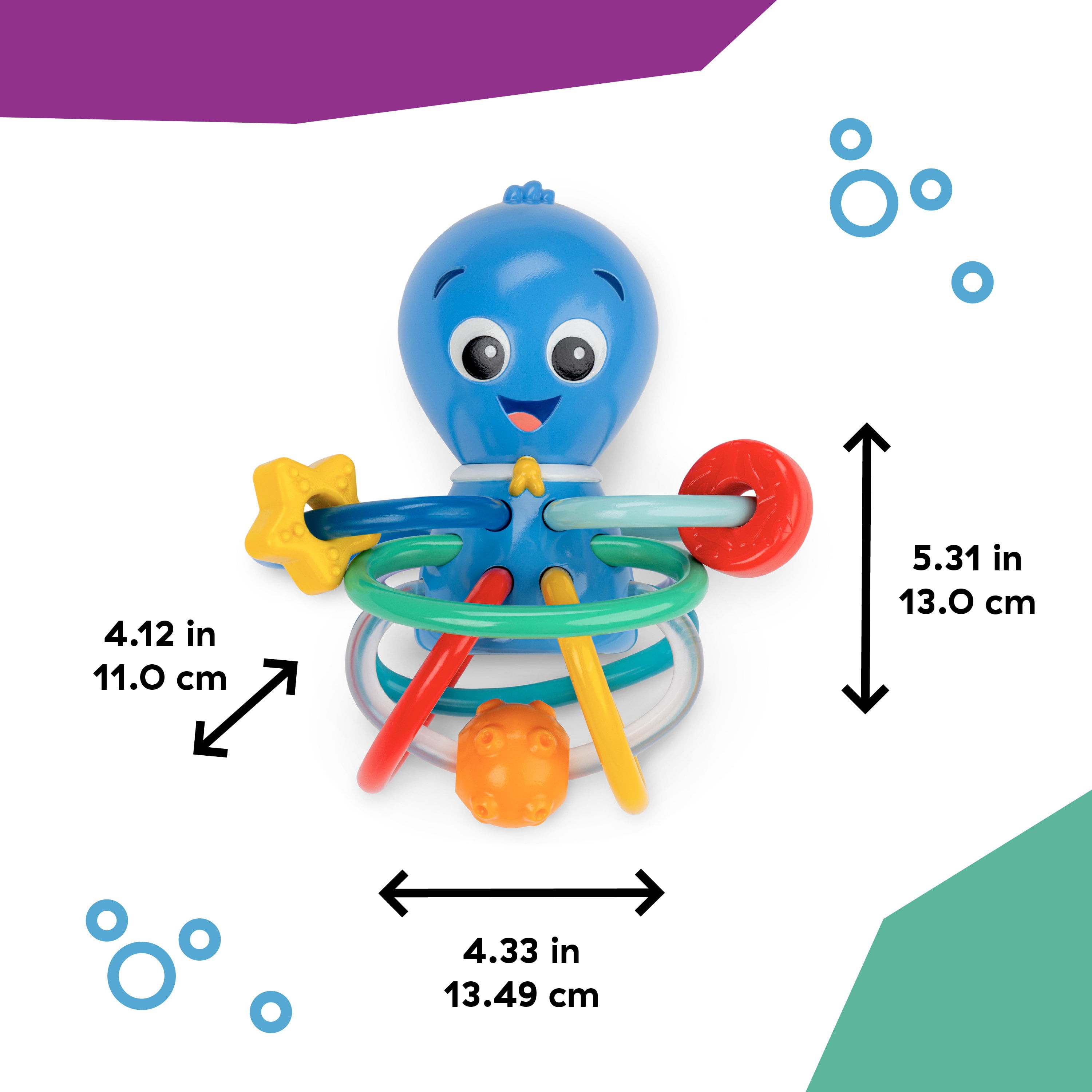 Baby Einstein Ocean Explorers Opus’s Shake & Soothe Teether Toy