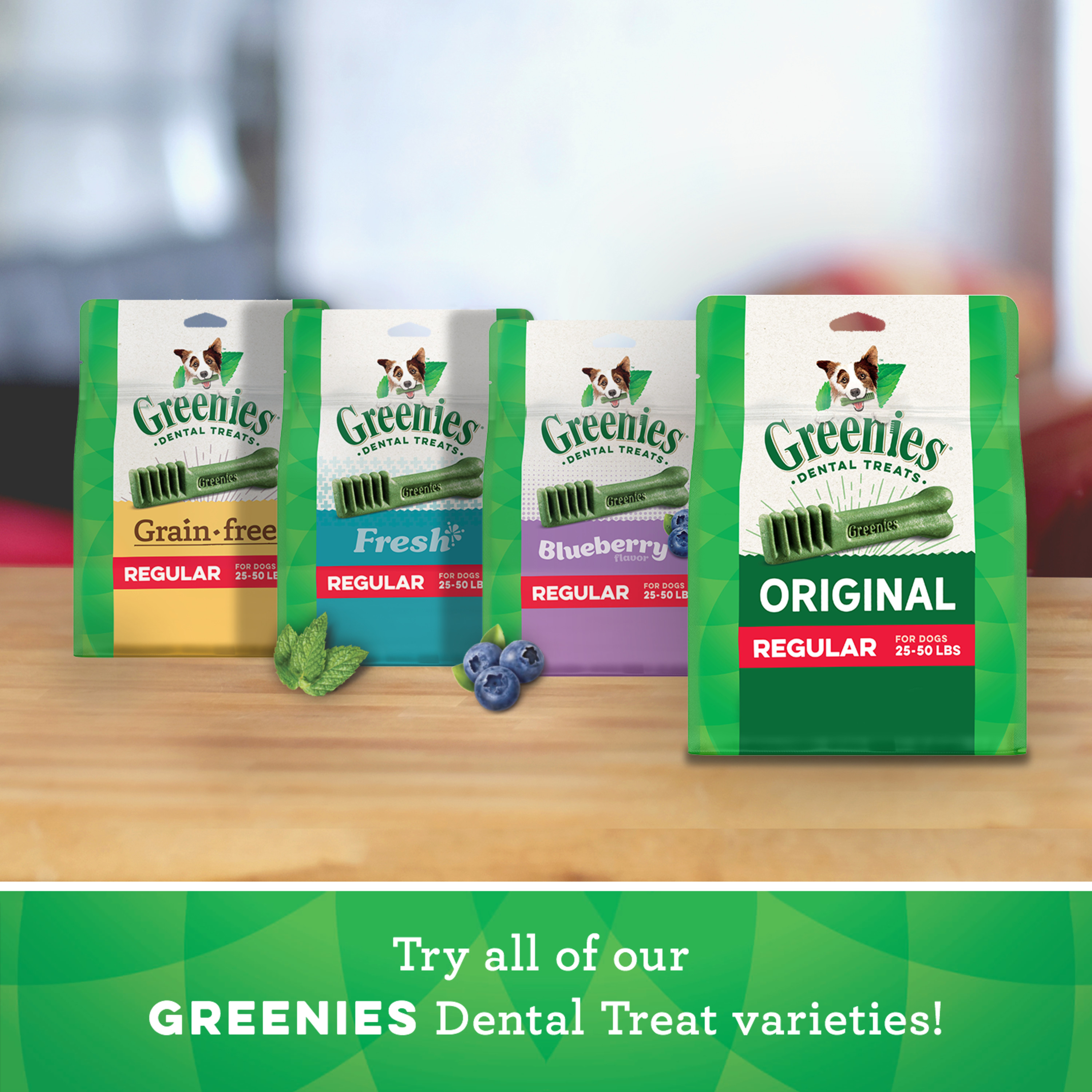 Greenies Original Regular Size Natural Dental Dog Treats, 12 oz Pack