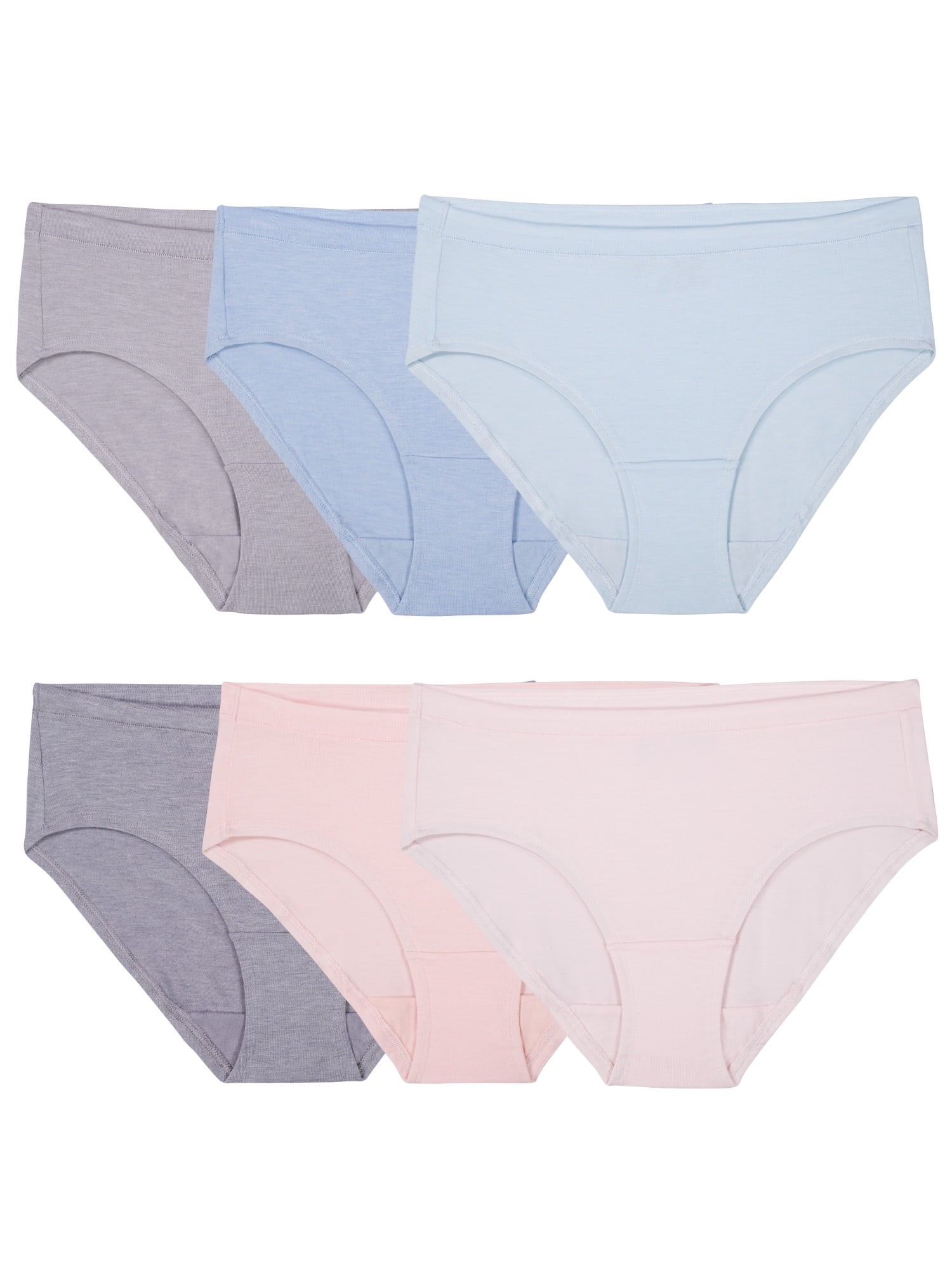 Fruit of the Loom Women's 6pk 360 Stretch Seamless Hipster