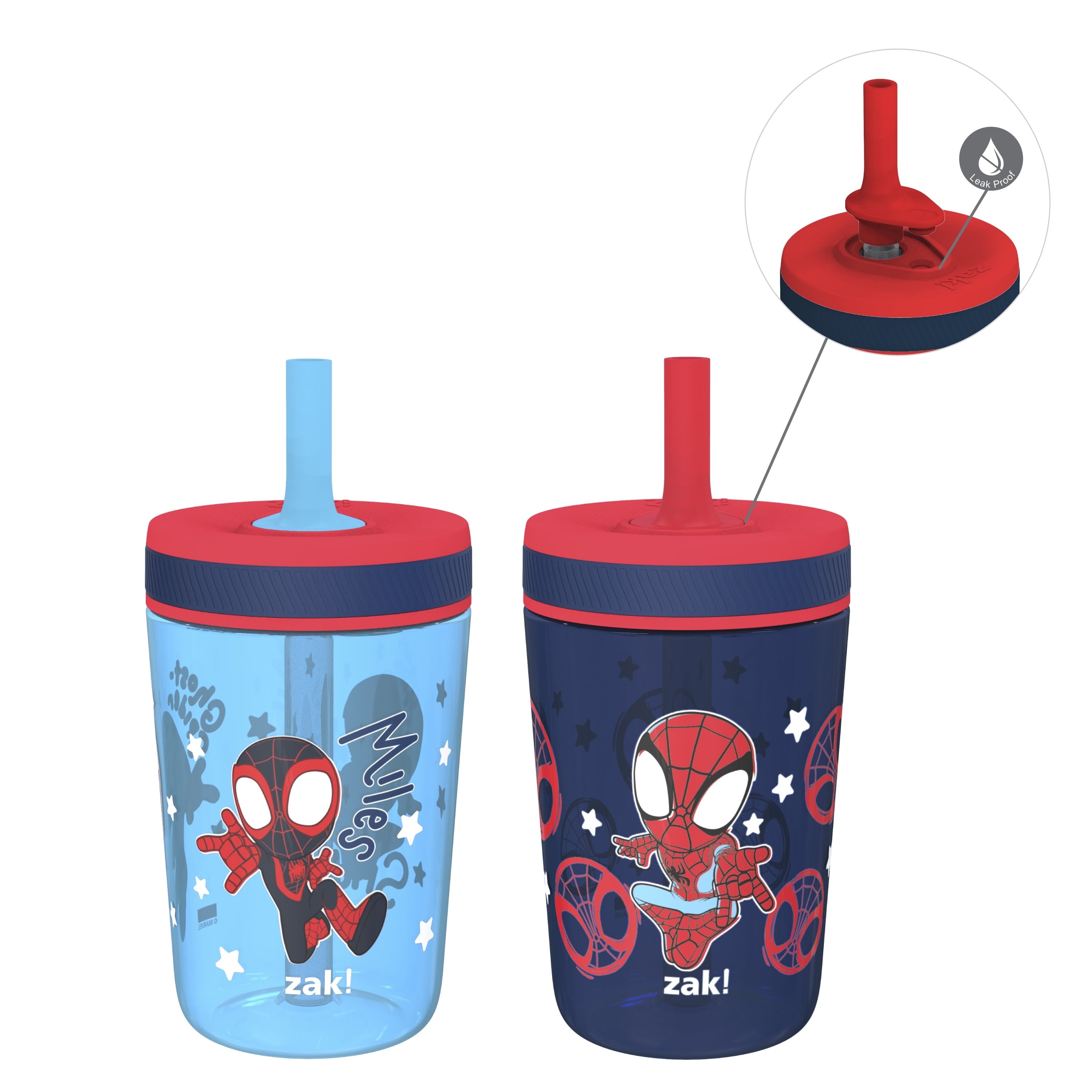 Mejores ofertas e historial de precios de Zak Designs 15oz Cocomelon Kelso  Tumbler Set, Leak-Proof Screw-On Lid with Straw Made of Durable Plastic and  Silicone, Perfect Bundle for Kids, 1 Count (Pack