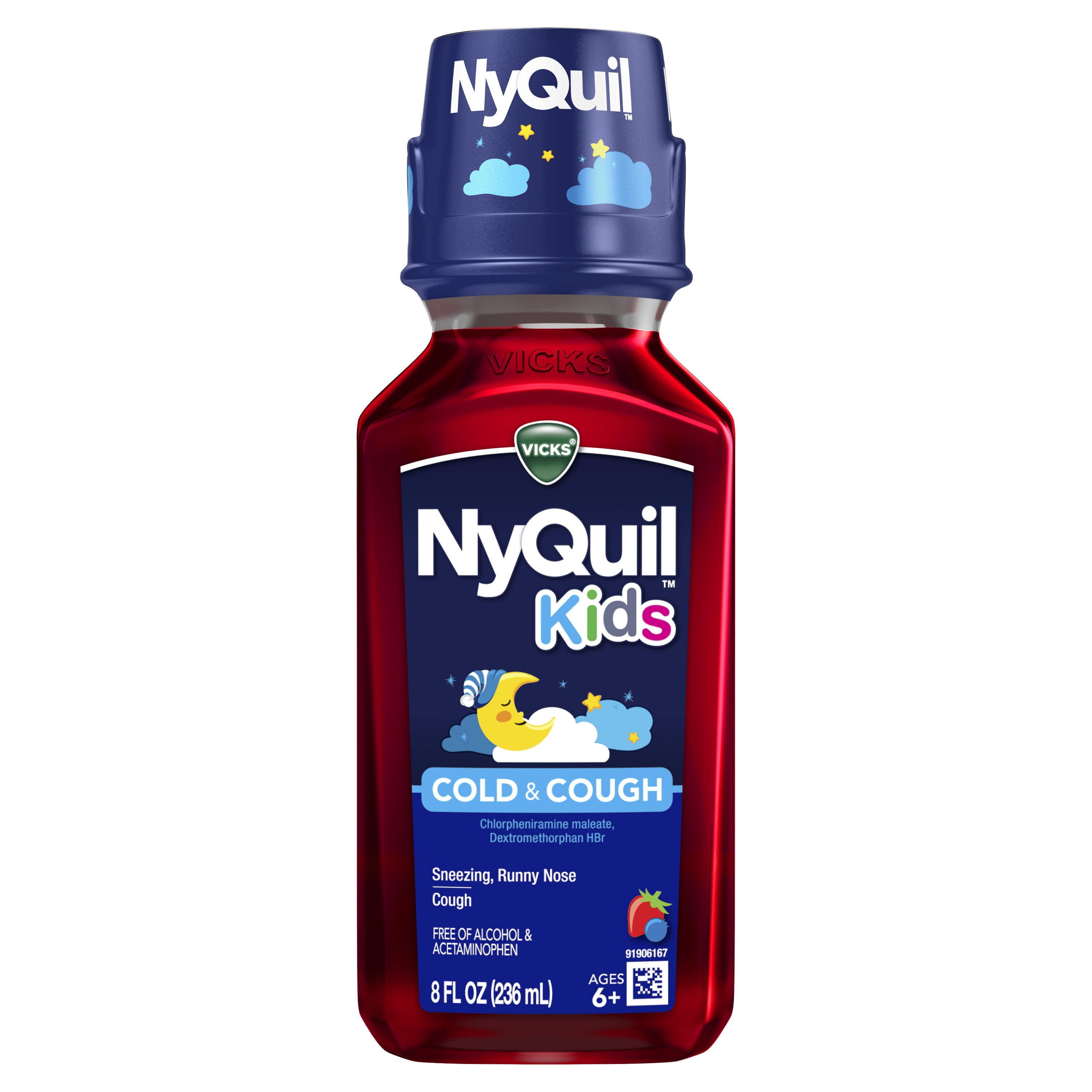 Vicks NyQuil Kid's Cold and Cough Medicine, 8 fl oz Best Deals and