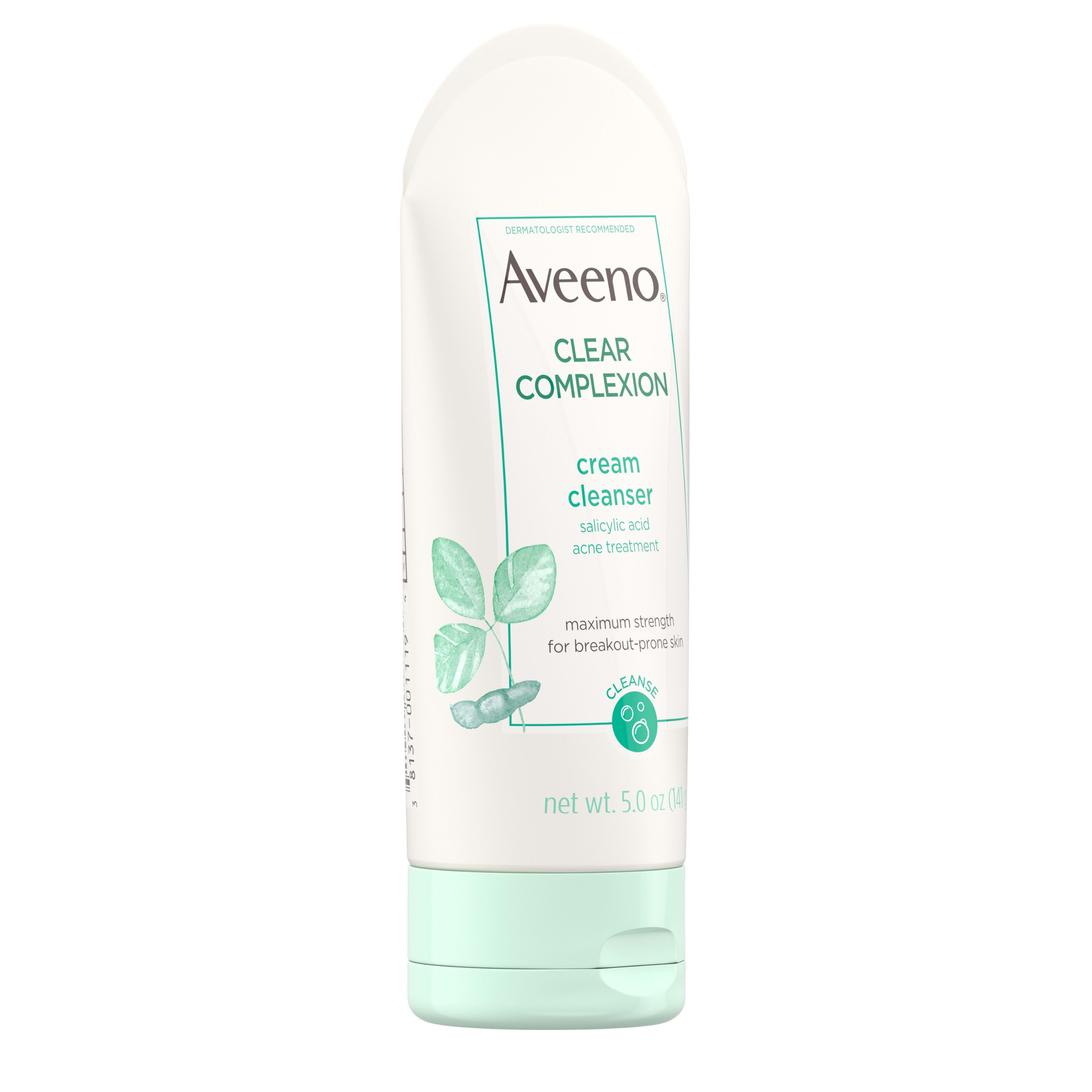 Aveeno Clear Complexion Cream Facial Cleanser with Salicylic Acid Acne