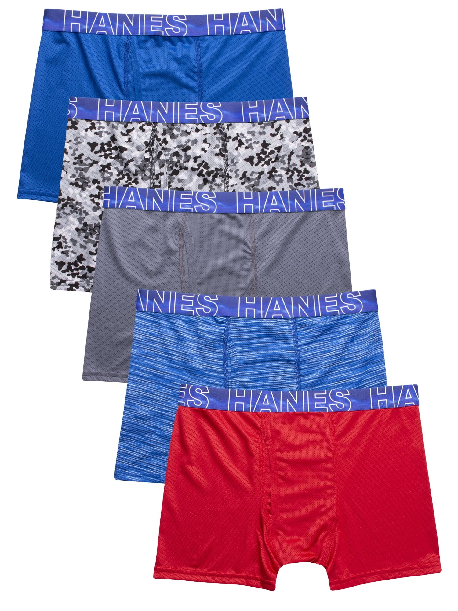 Mejores ofertas e historial de precios de Hanes Boys' X-Temp Stretch Boxer  Brief Underwear, 5-Pack, Sizes S-XXL en