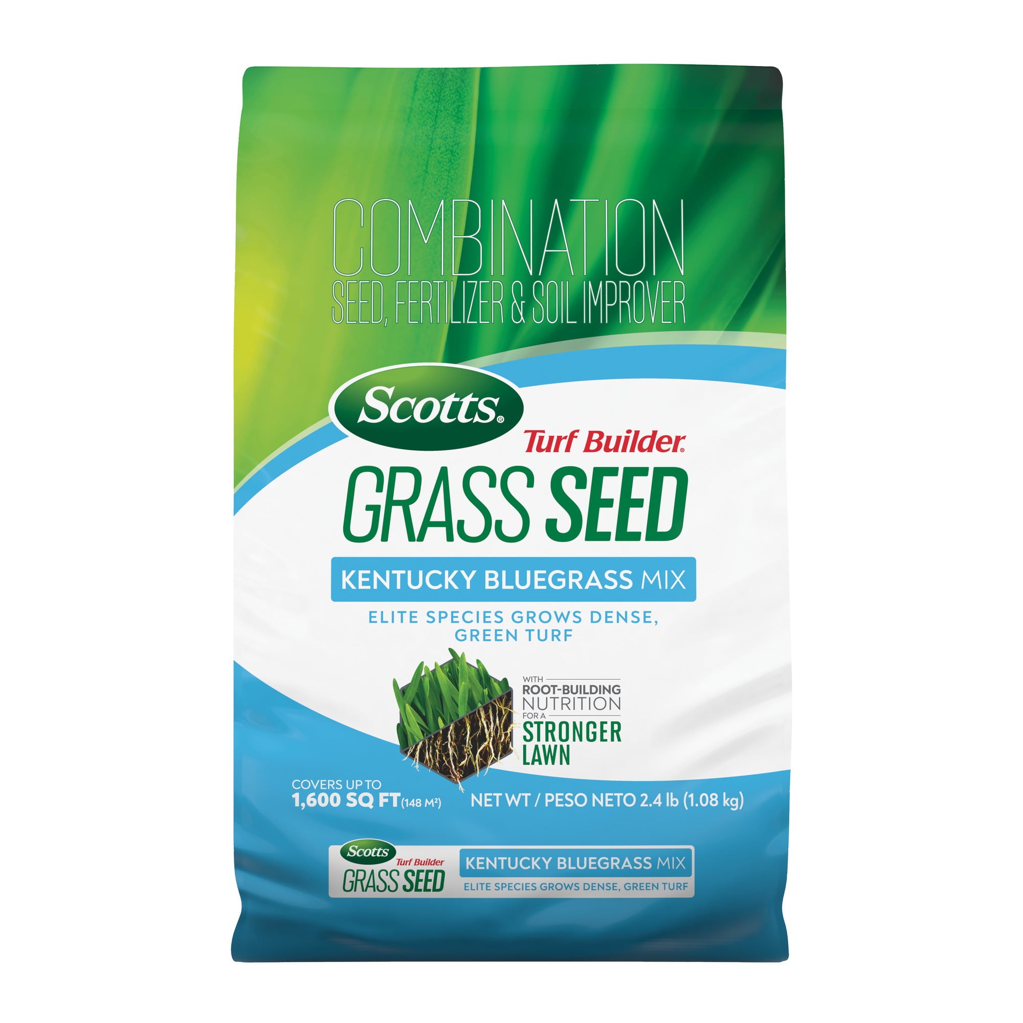 Scotts Turf Builder Grass Seed Kentucky Bluegrass Mix, 2.4 lbs. Best