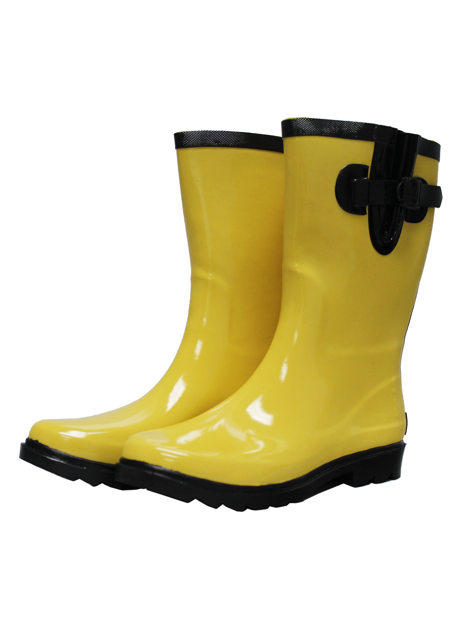 West Chester Mens Yellow Waterproof Rubber Boots Size: 11 Medium