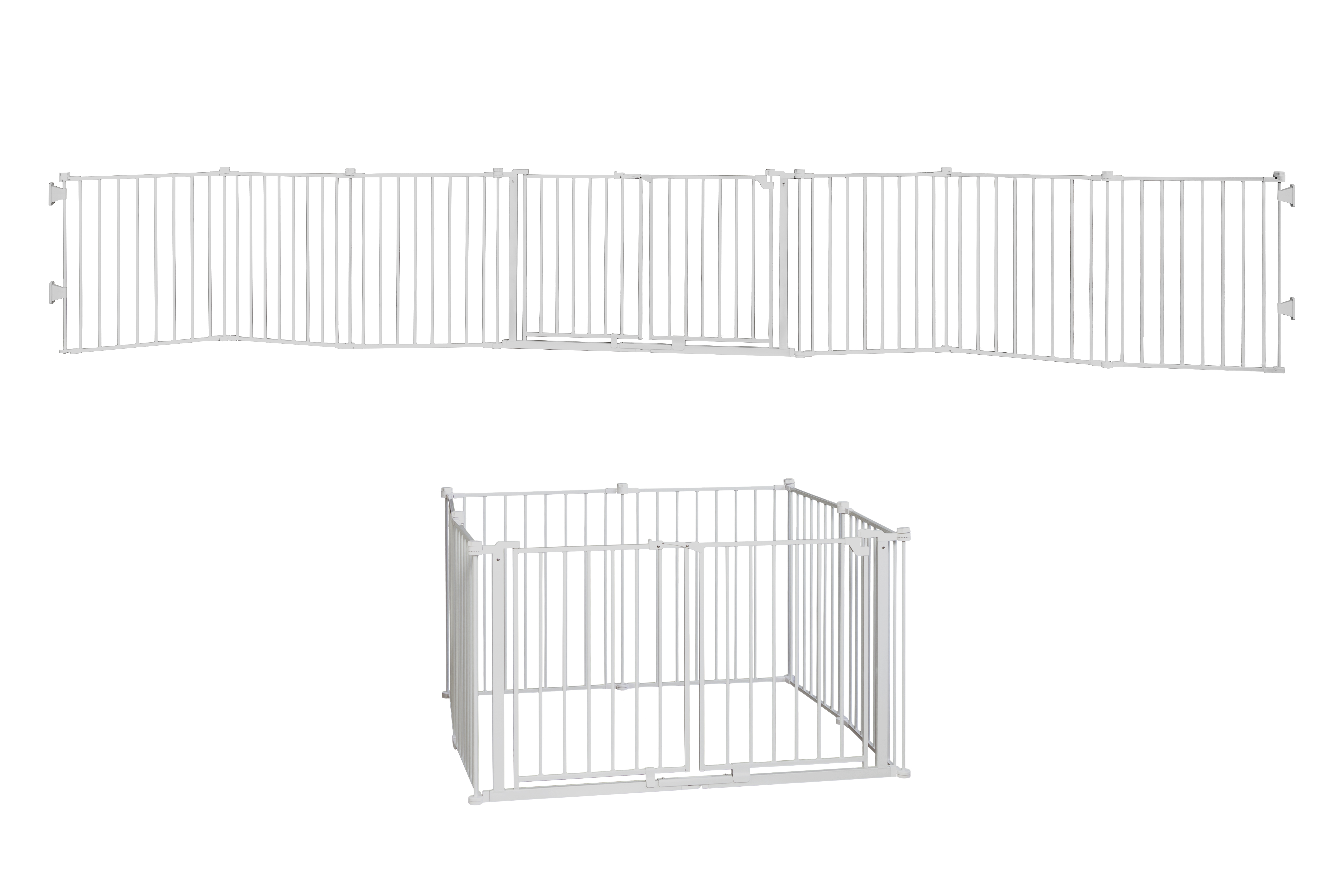 Regalo 192 Inch Wide Double Super Wide Baby Gate Play Yard White 4 in regalo-192-inch-wide-double-super-wide-baby-gate-play-yard-white-4-in