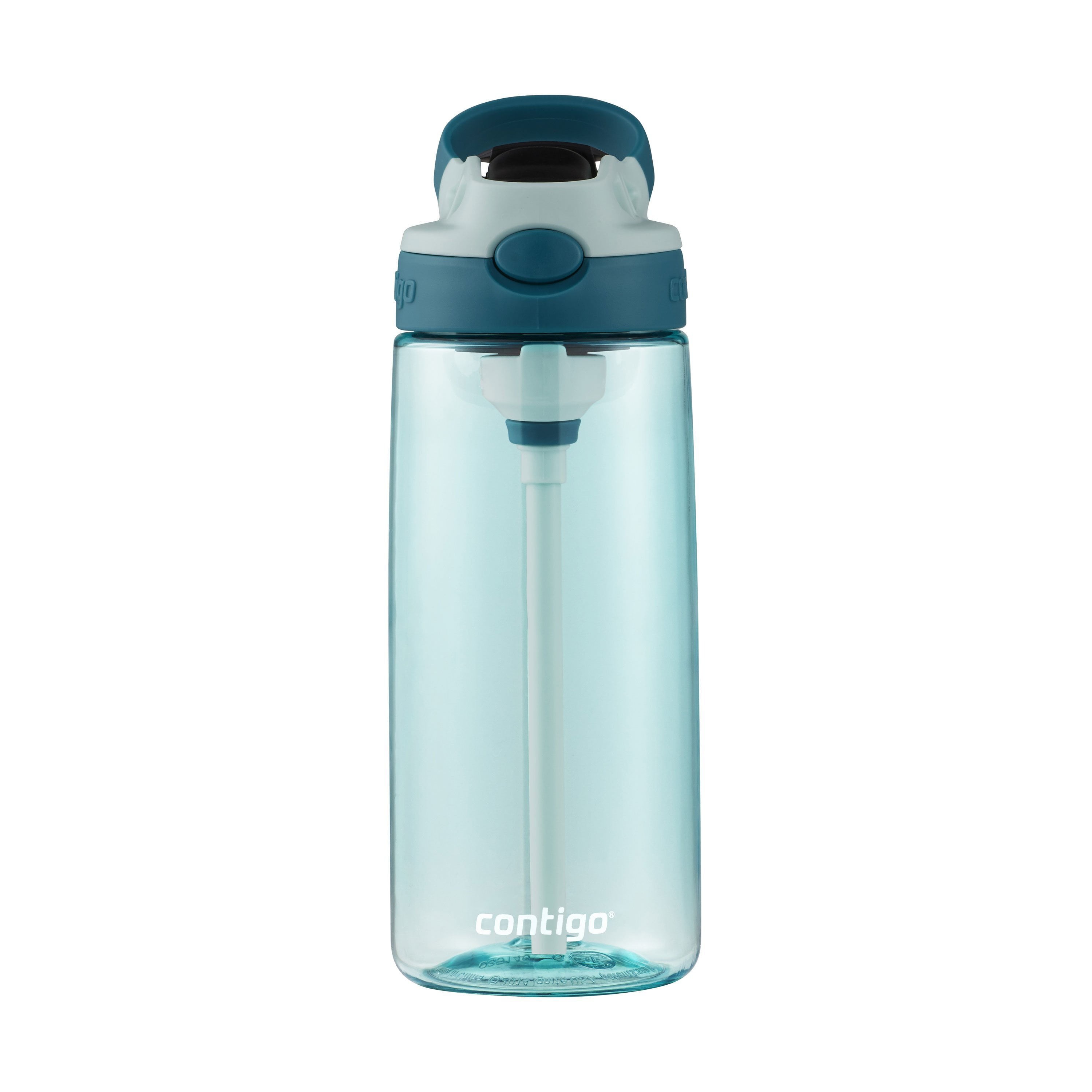 Contigo Kids Poppy Water Bottle with Autospout Lid & Straw - Blue - 20 fl oz