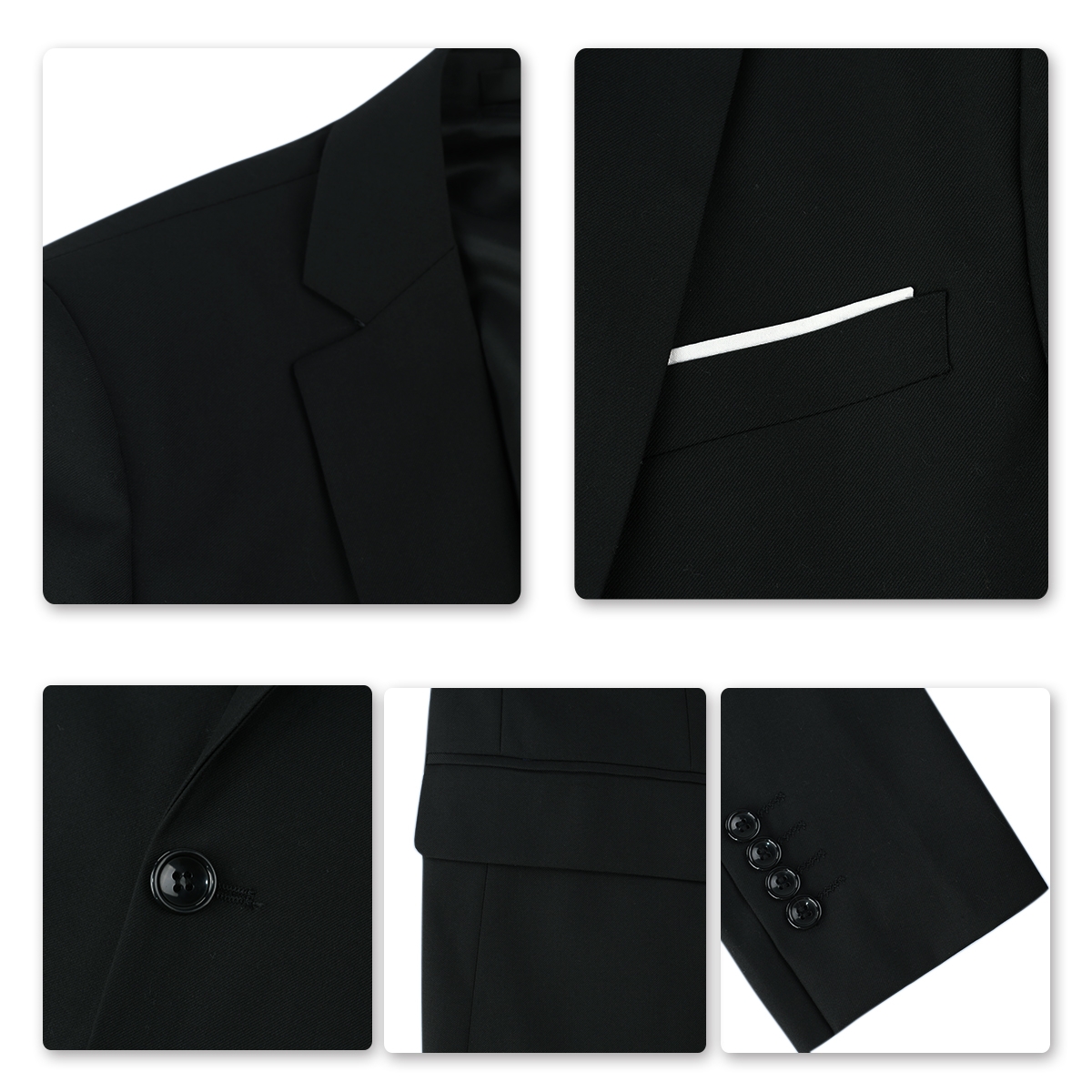 Men's Suit Jacket One Button Slim Fit Sport Coat Business Daily
