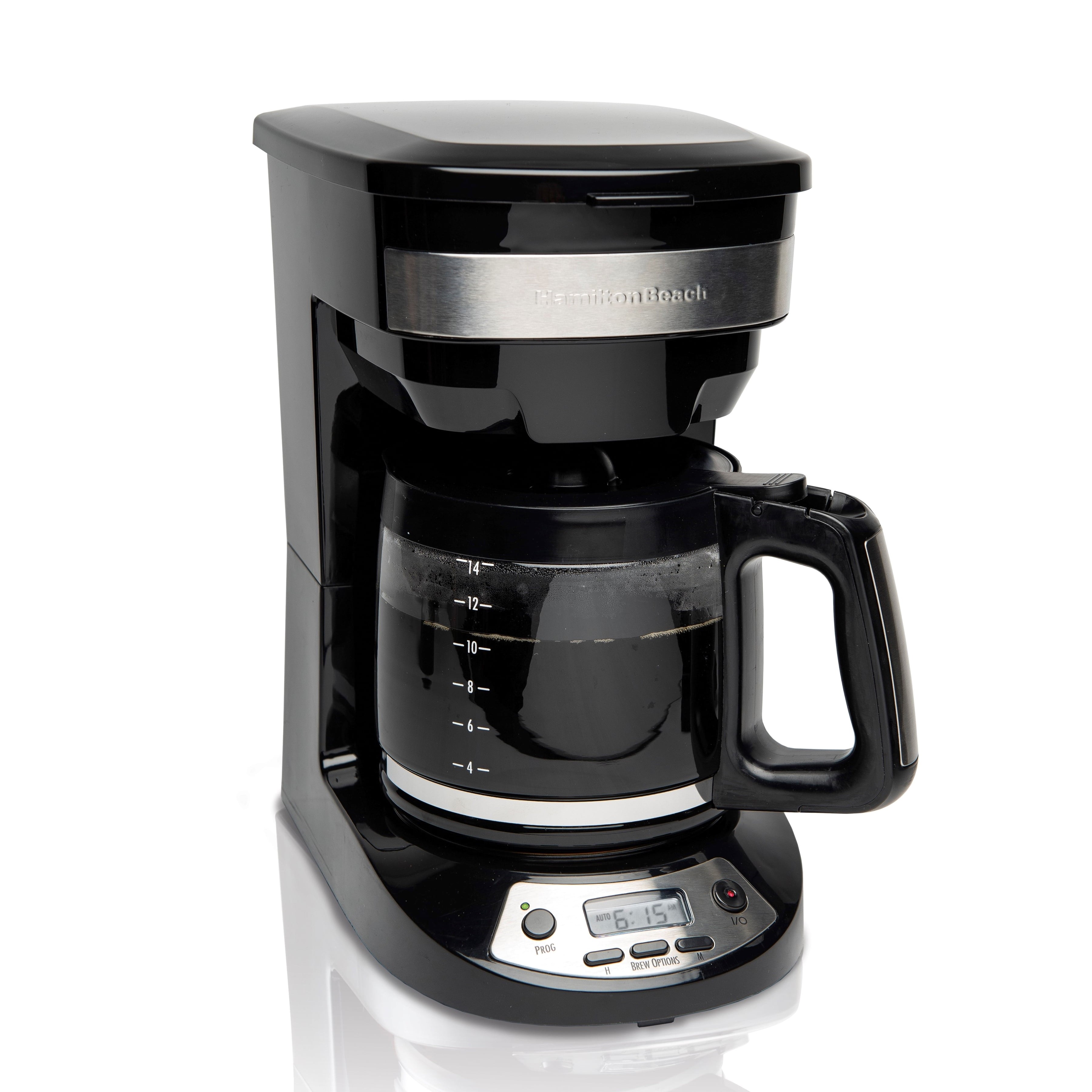 Hamilton Beach 12 Cup Compact Programmable Coffee Maker 46200