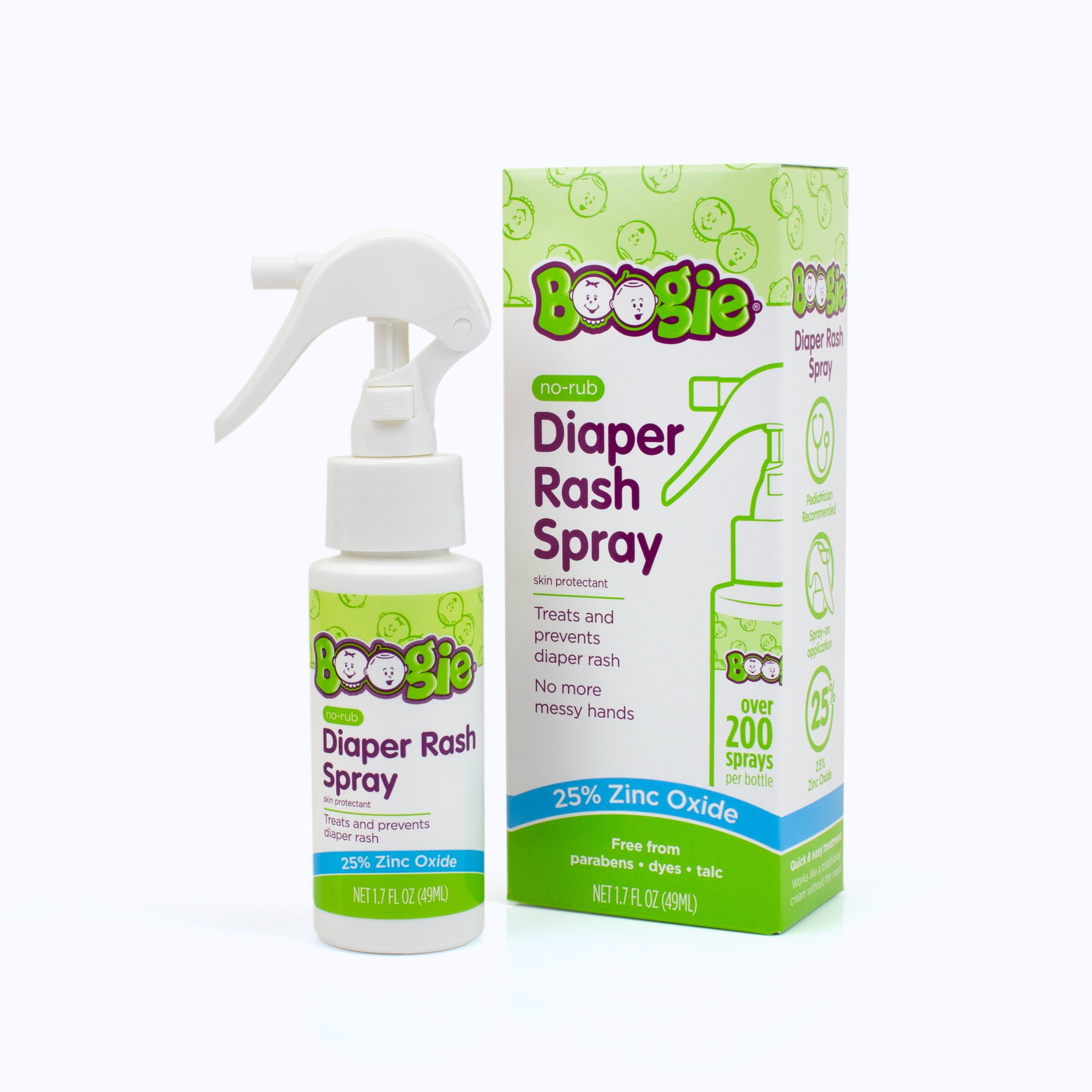 Boogie NoRub Liquid Diaper Rash Spray with Zinc Oxide, 1.7 fl oz Best Deals and Price History