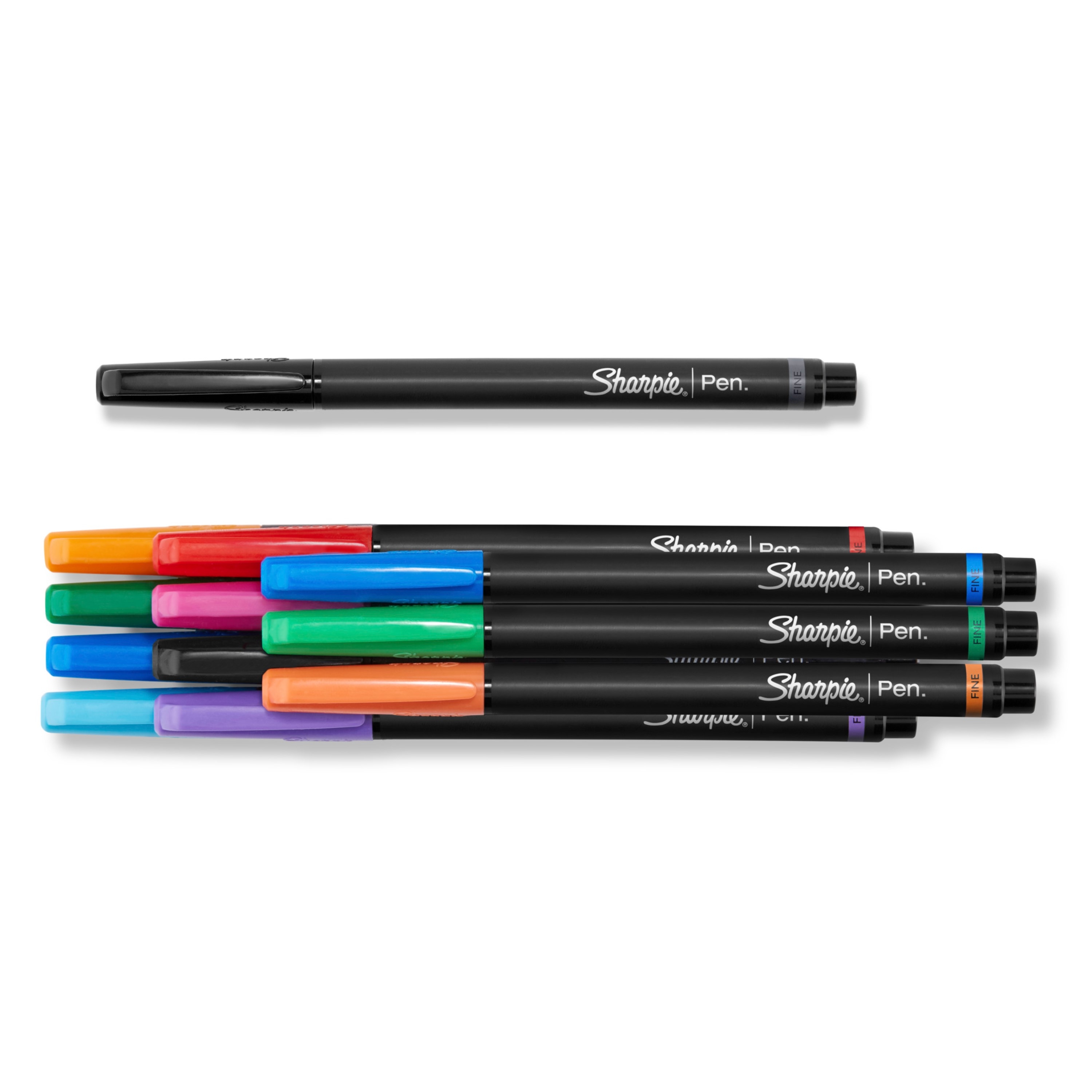 Sharpie Pen, Fine Point, Assorted Colors, 12-Count