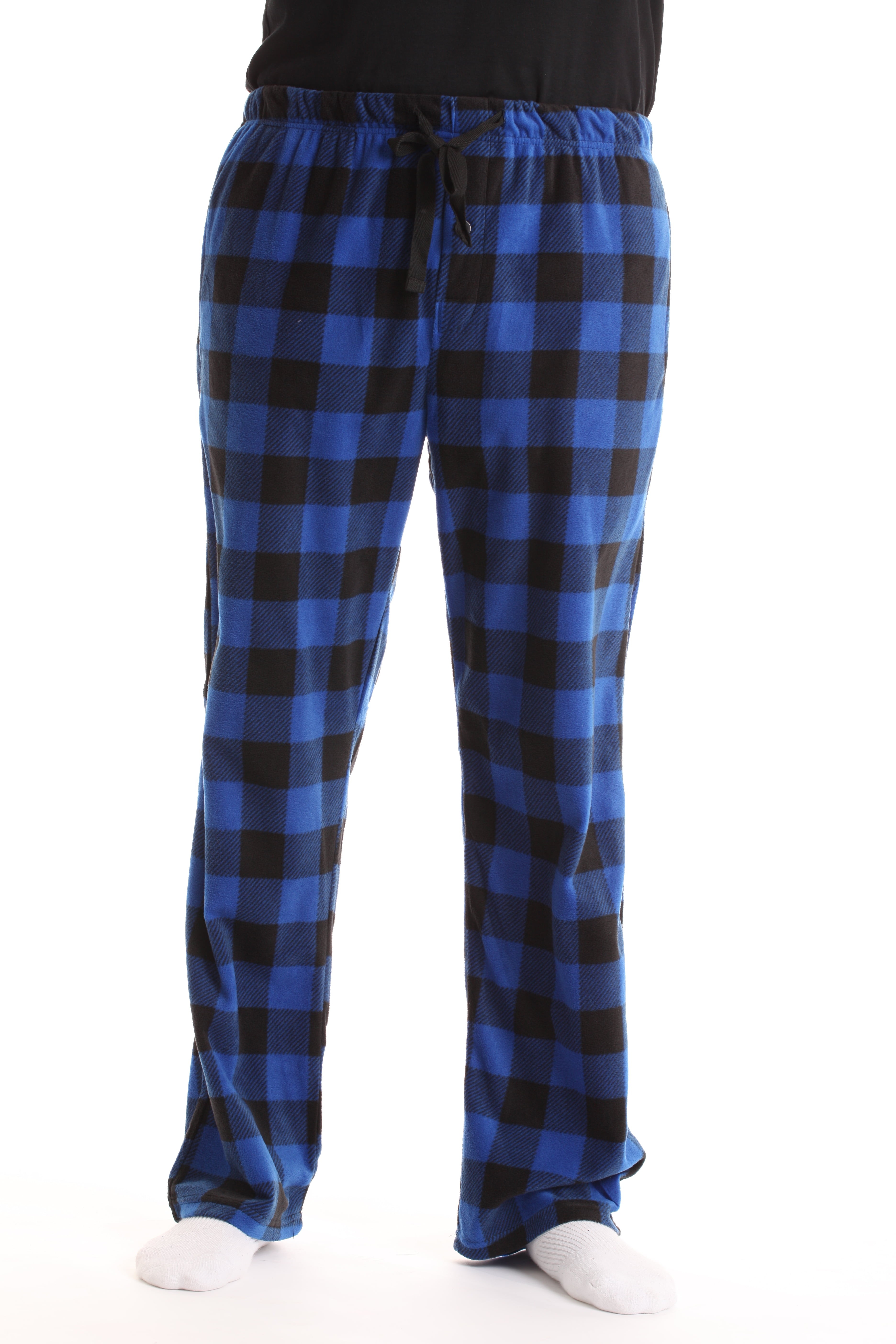 #followme Buffalo Plaid Flannel Pajama Pants for Women with Pockets (White  - Buffalo Plaid, X-Large)