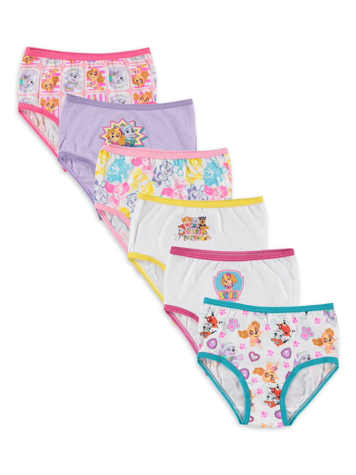 Paw Patrol Toddler Boys' Underwear, 6 Pack Sizes 2T-4T